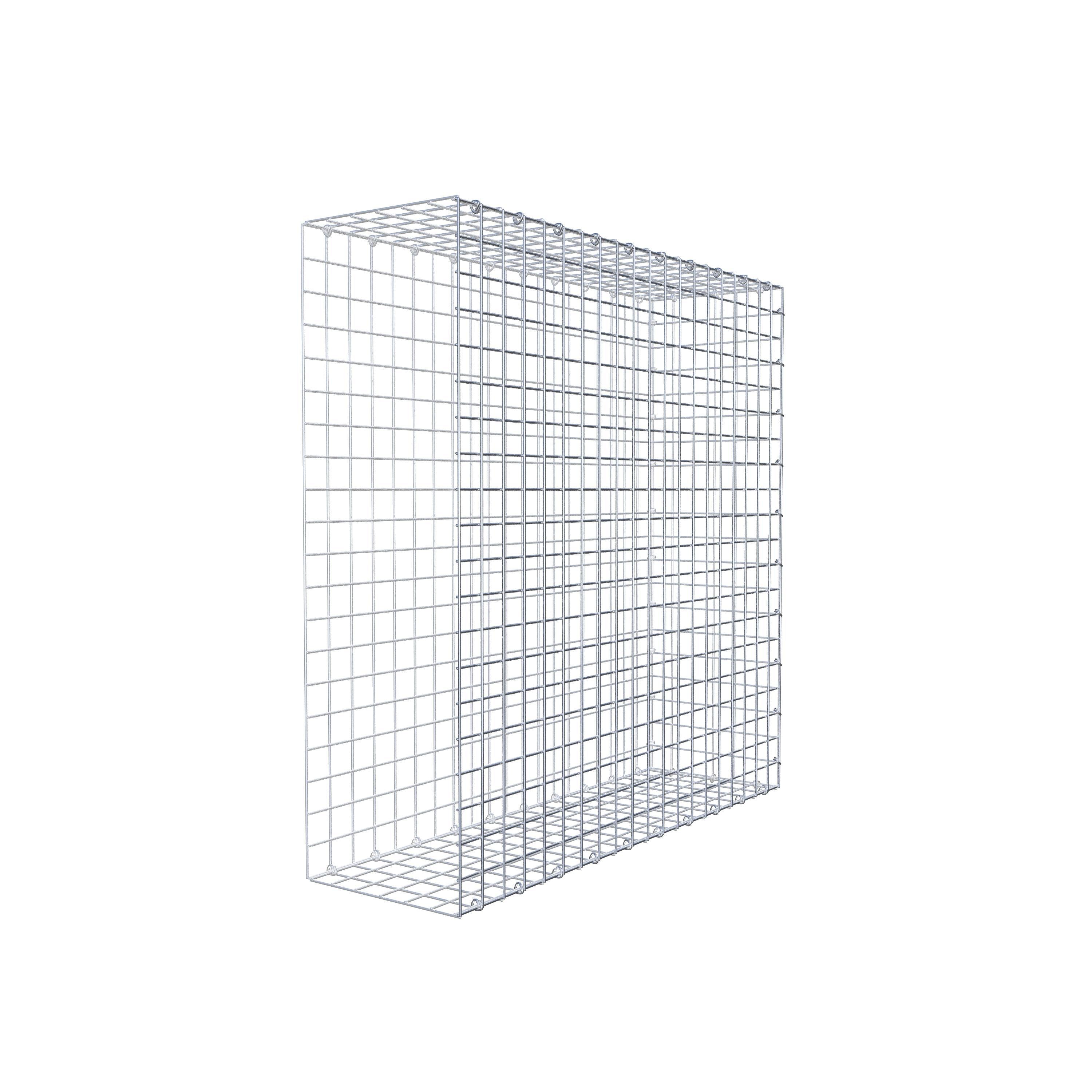Fourche rapportée type 2 100 cm x 100 cm x 30 cm (L x H x P), mailles 5 cm x 5 cm, anneau C