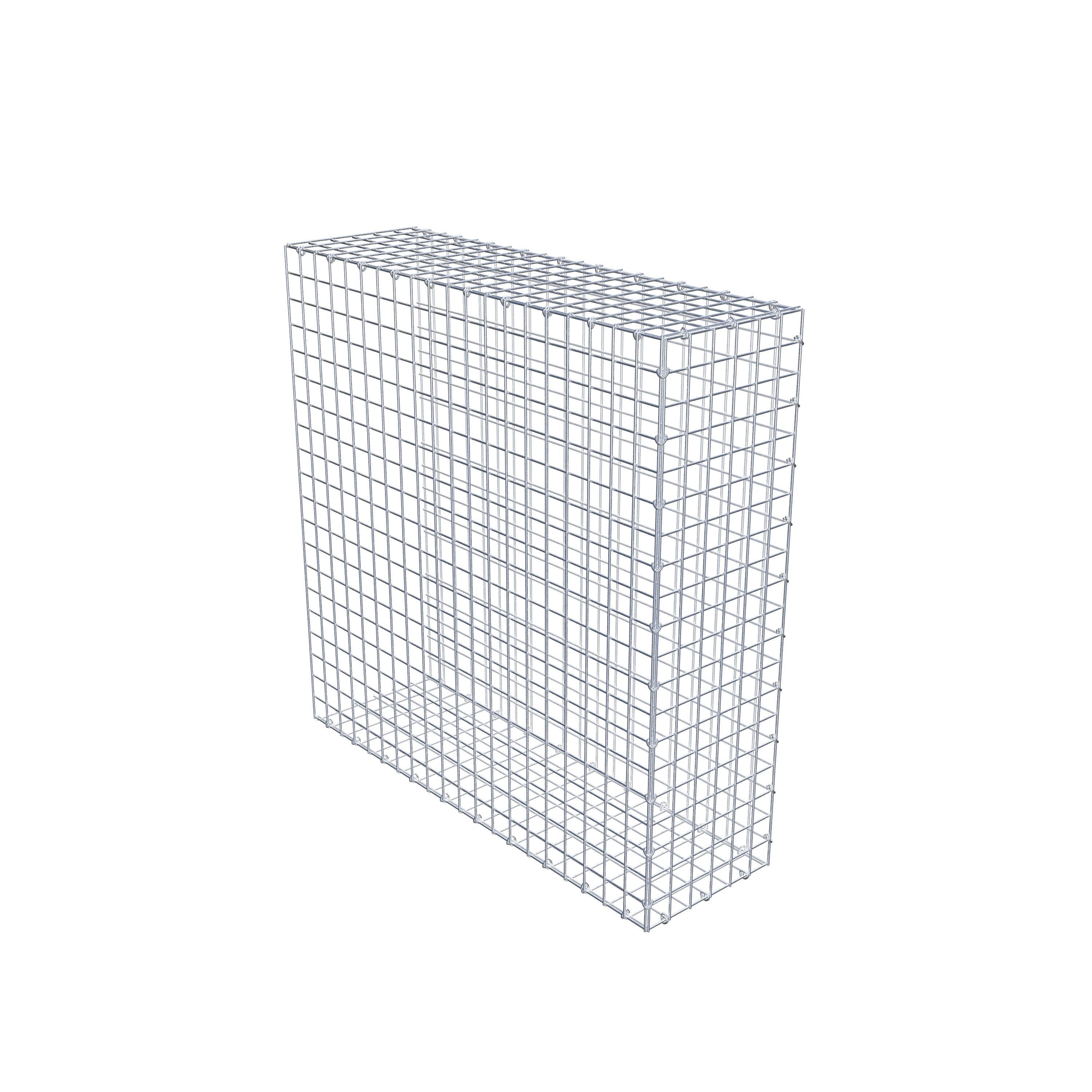 Fourche rapportée type 2 100 cm x 100 cm x 30 cm (L x H x P), mailles 5 cm x 5 cm, anneau C