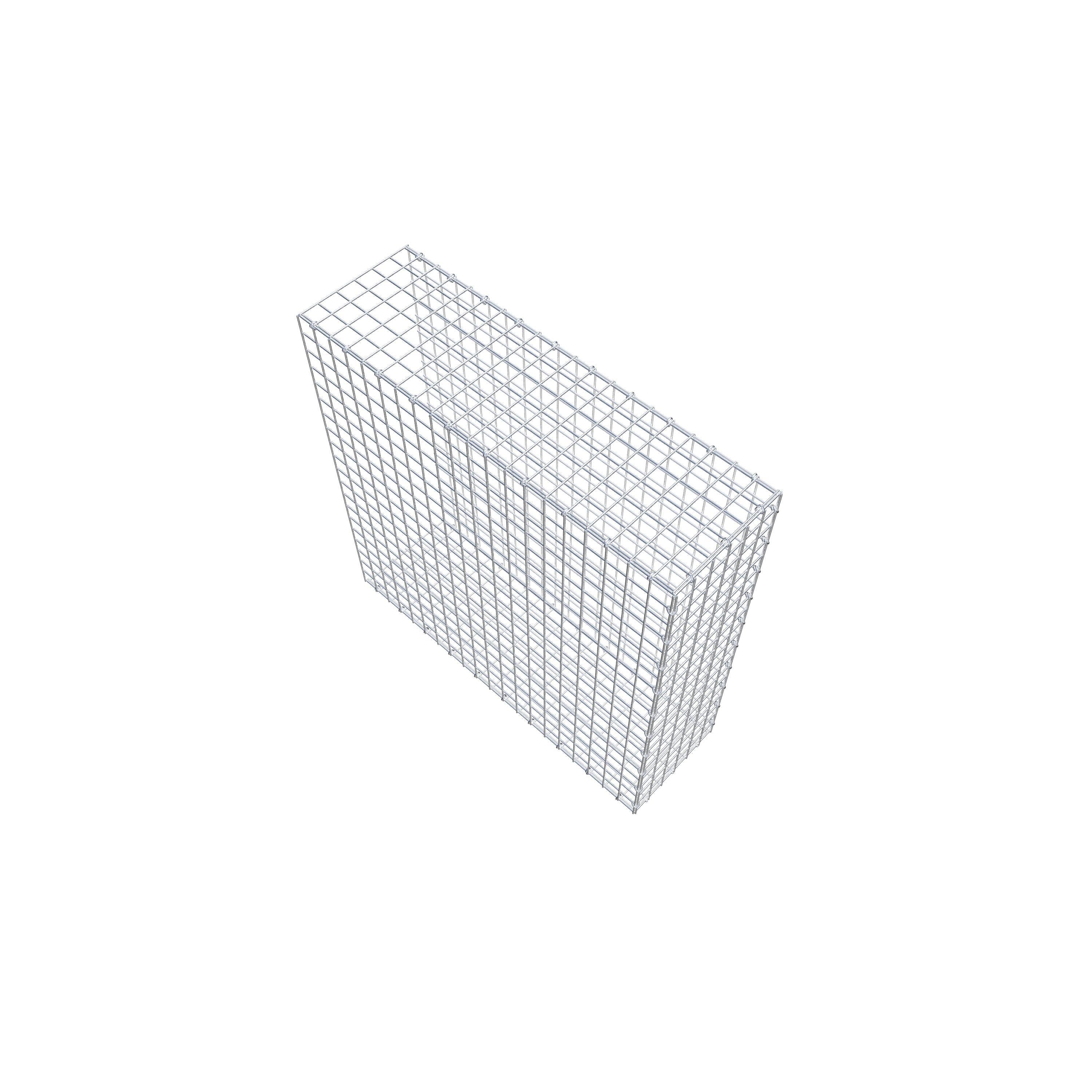 Fourche rapportée type 2 100 cm x 100 cm x 30 cm (L x H x P), mailles 5 cm x 5 cm, anneau C