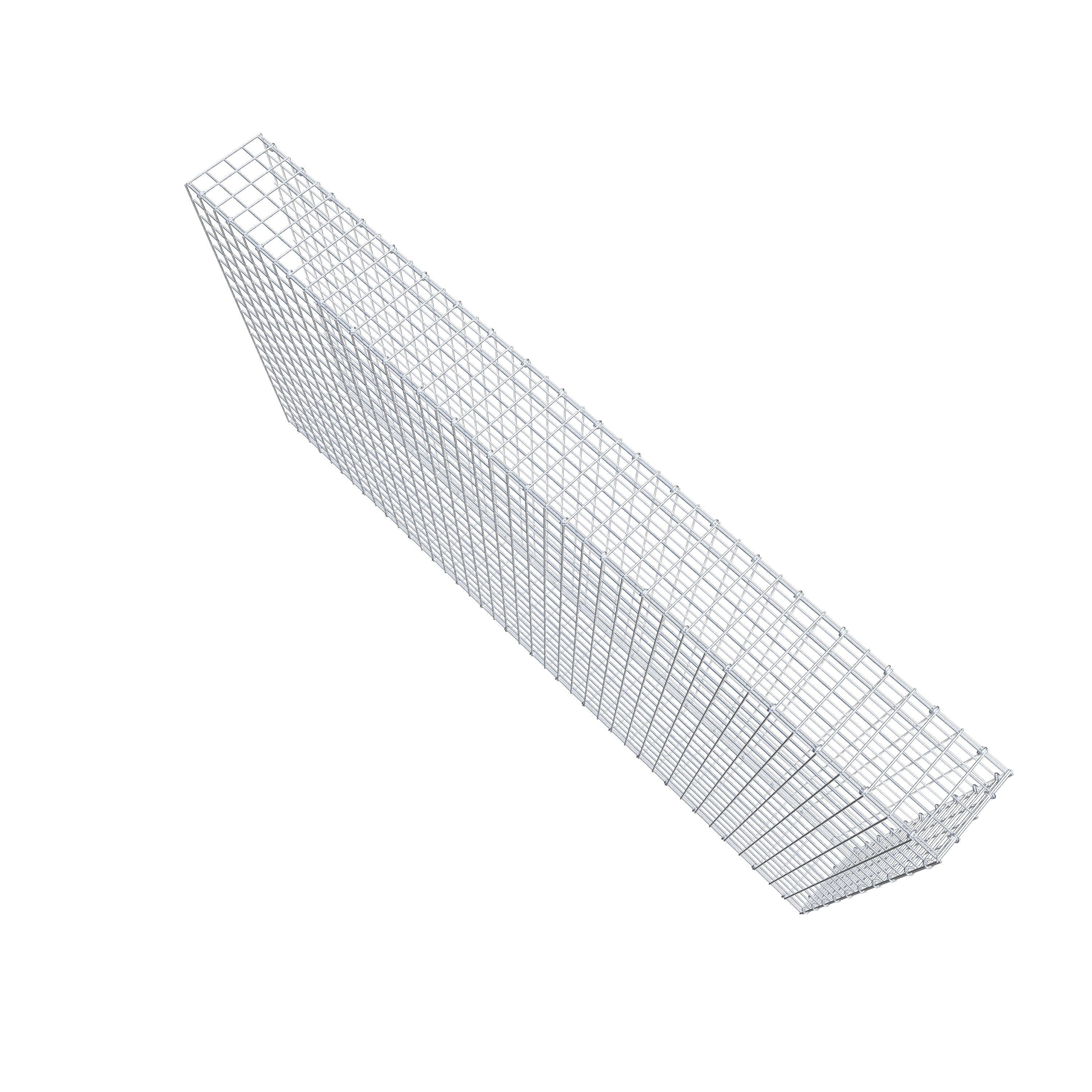 Gabião Tipo 2 200 cm x 100 cm x 20 cm (C x A x P), malhagem 5 cm x 5 cm, anel C