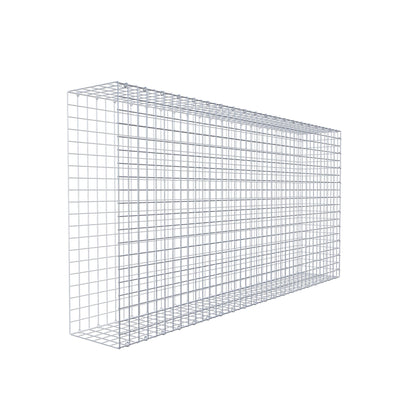 Bevestigbare schanskorf type 2 200 cm x 100 cm x 30 cm (L x H x D), maaswijdte 5 cm x 5 cm, C-ring