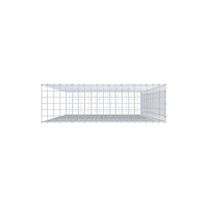 Bevestigbare schanskorf type 2 200 cm x 100 cm x 30 cm (L x H x D), maaswijdte 5 cm x 5 cm, C-ring
