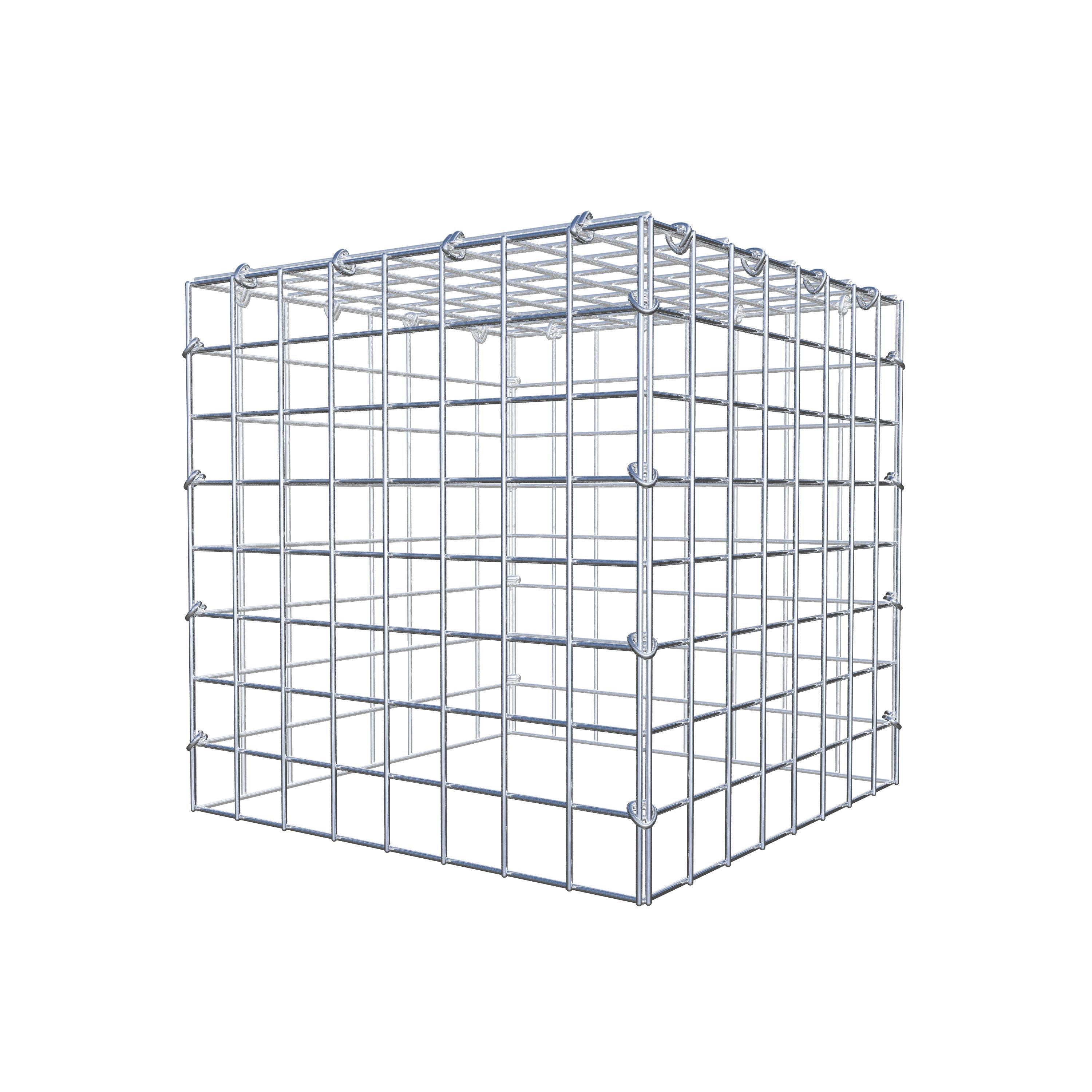 Schanskorf type 3 40 cm x 40 cm x 40 cm (L x H x D), maaswijdte 5 cm x 5 cm, C-ring