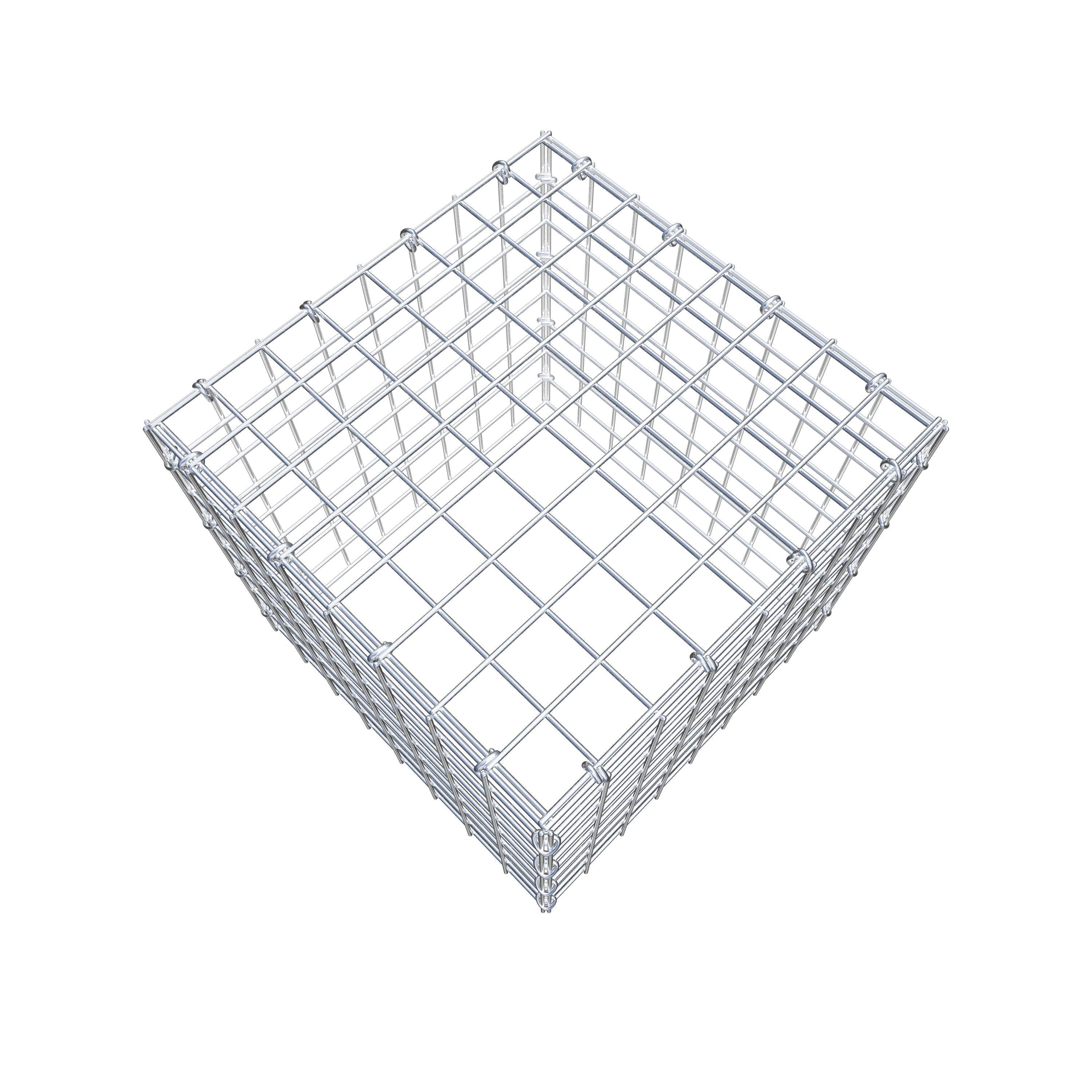 Schanskorf type 3 40 cm x 40 cm x 40 cm (L x H x D), maaswijdte 5 cm x 5 cm, C-ring