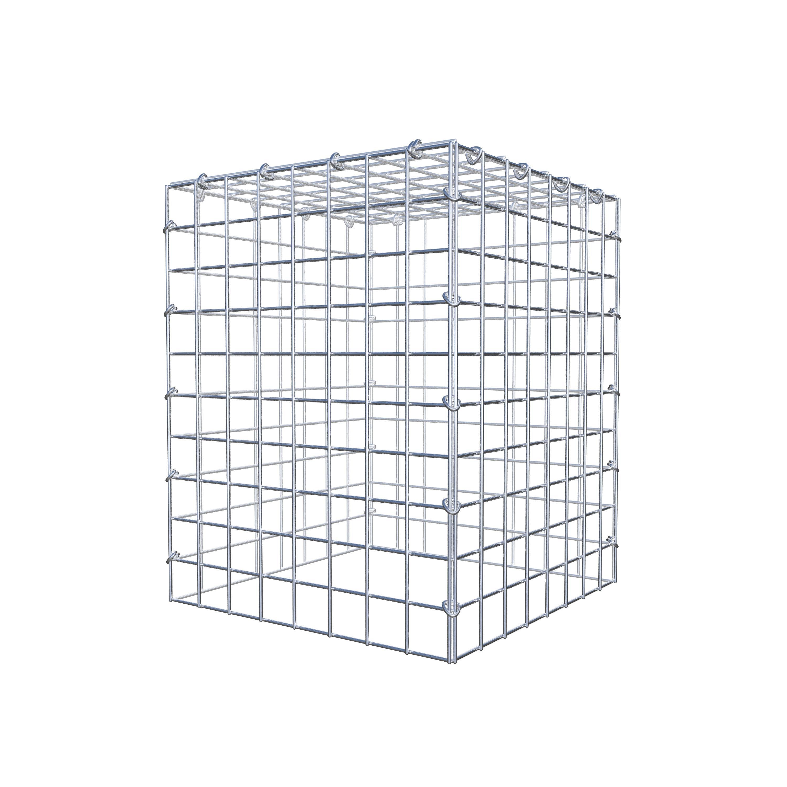 Schanskorf type 3 50 cm x 40 cm x 40 cm (L x H x D), maaswijdte 5 cm x 5 cm, C-ring