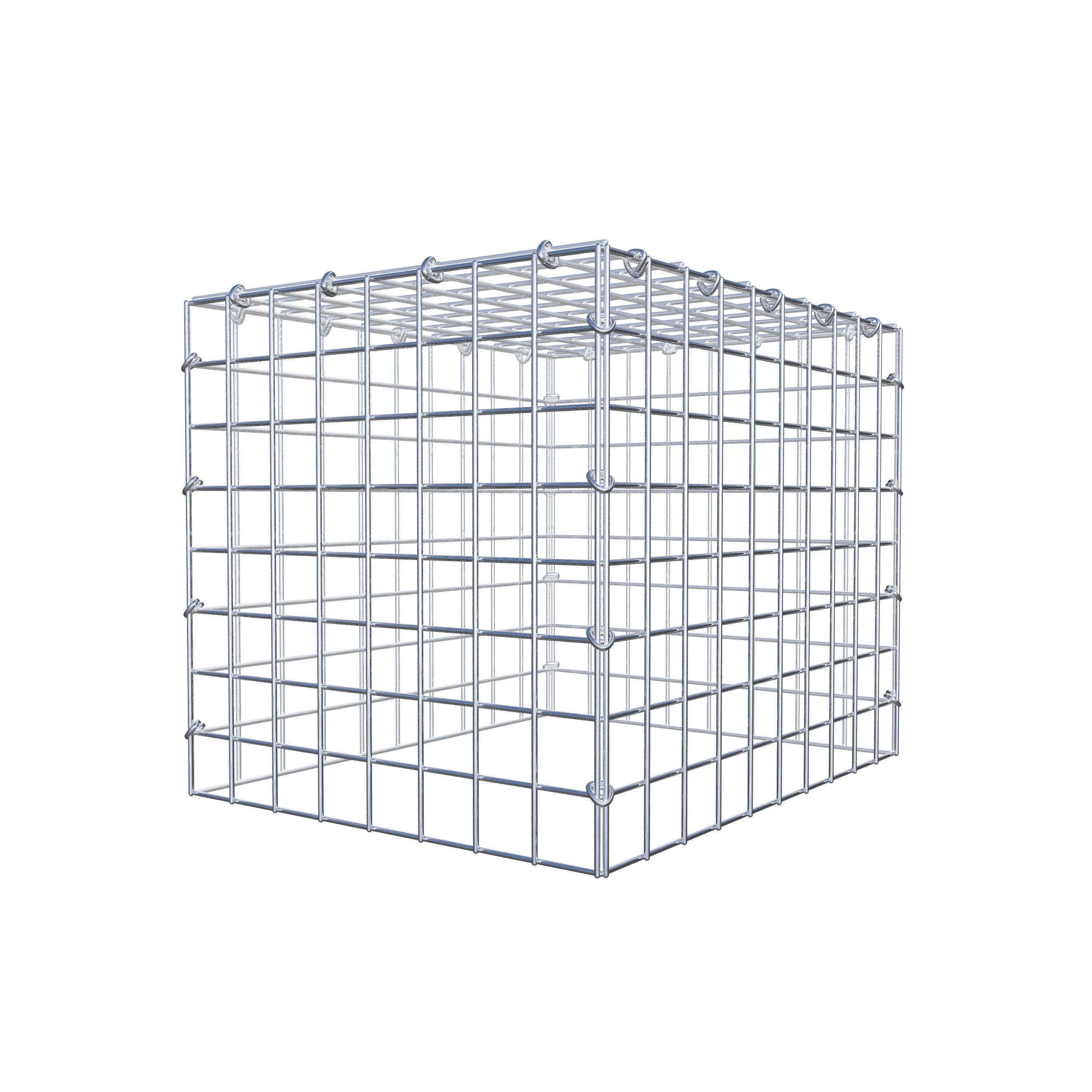 Schanskorf type 3 50 cm x 40 cm x 40 cm (L x H x D), maaswijdte 5 cm x 5 cm, C-ring