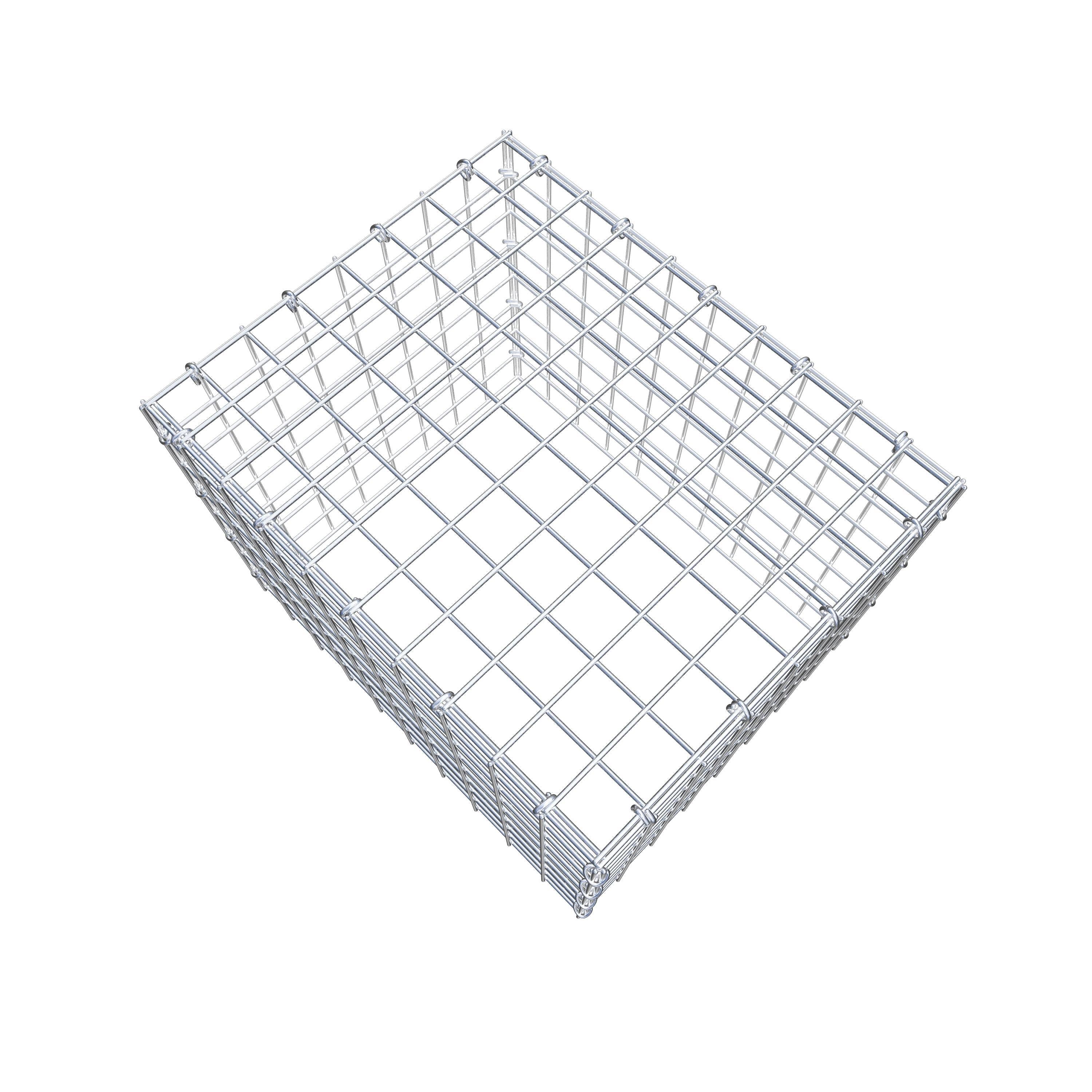 Schanskorf type 3 50 cm x 40 cm x 40 cm (L x H x D), maaswijdte 5 cm x 5 cm, C-ring