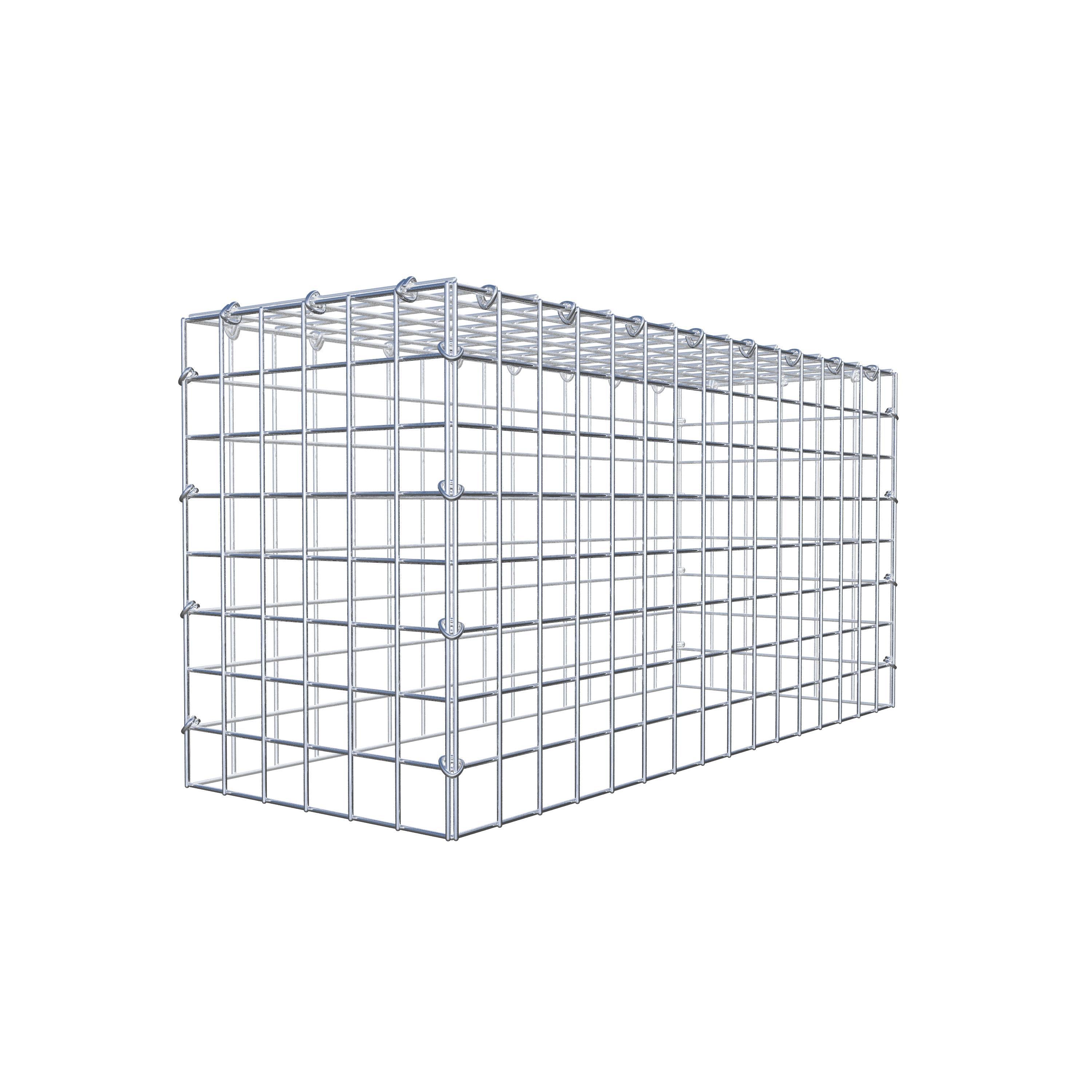 Schanskorf type 3 80 cm x 40 cm x 30 cm (L x H x D), maaswijdte 5 cm x 5 cm, C-ring