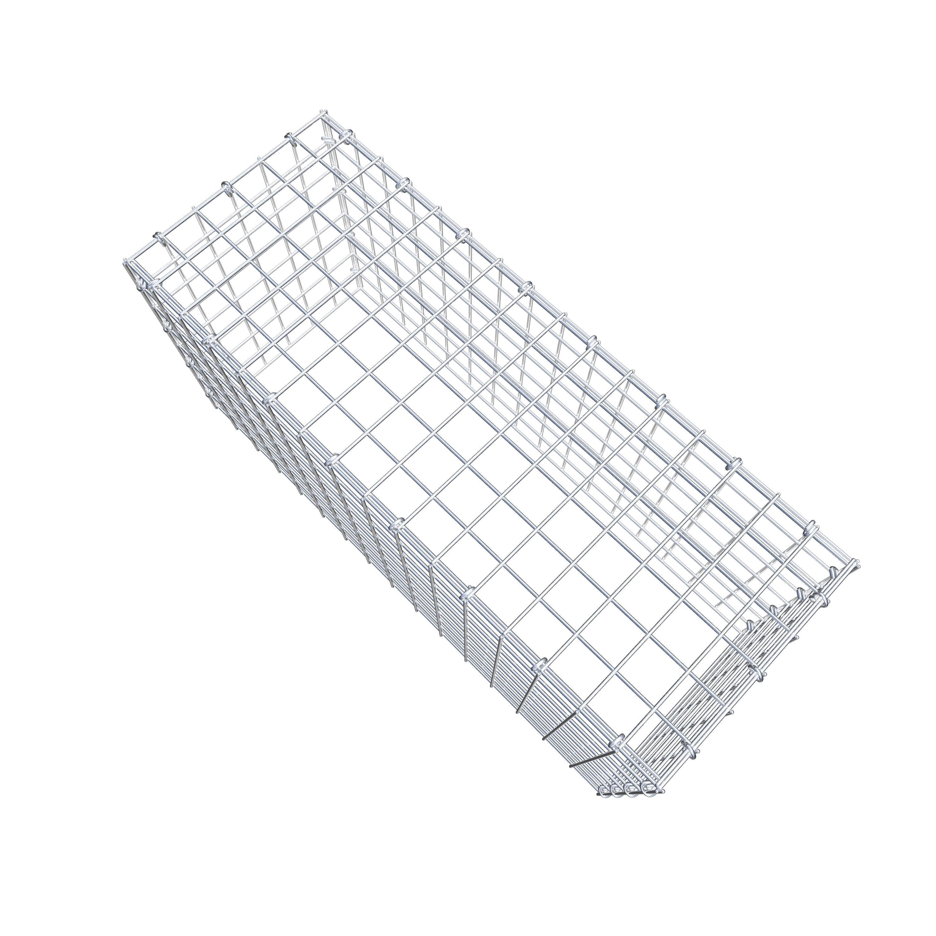 Schanskorf type 3 80 cm x 40 cm x 30 cm (L x H x D), maaswijdte 5 cm x 5 cm, C-ring