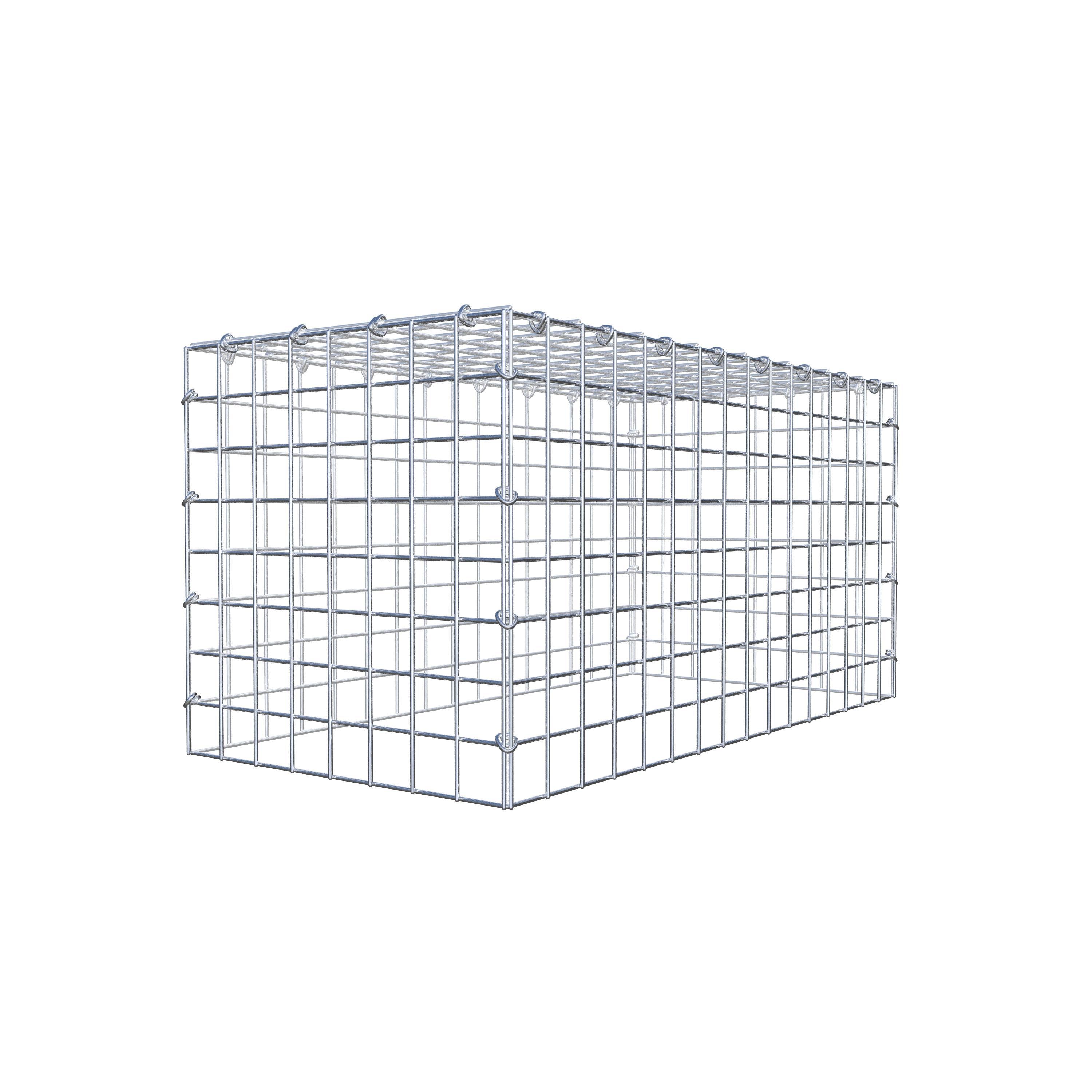 Schanskorf type 3 80 cm x 40 cm x 40 cm (L x H x D), maaswijdte 5 cm x 5 cm, C-ring