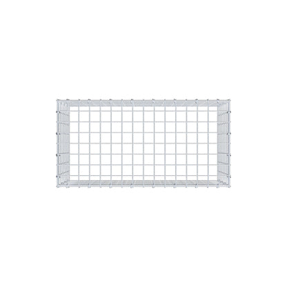 Monteret gabion type 3 80 cm x 40 cm x 40 cm (L x H x D), maskestørrelse 5 cm x 5 cm, C-ring