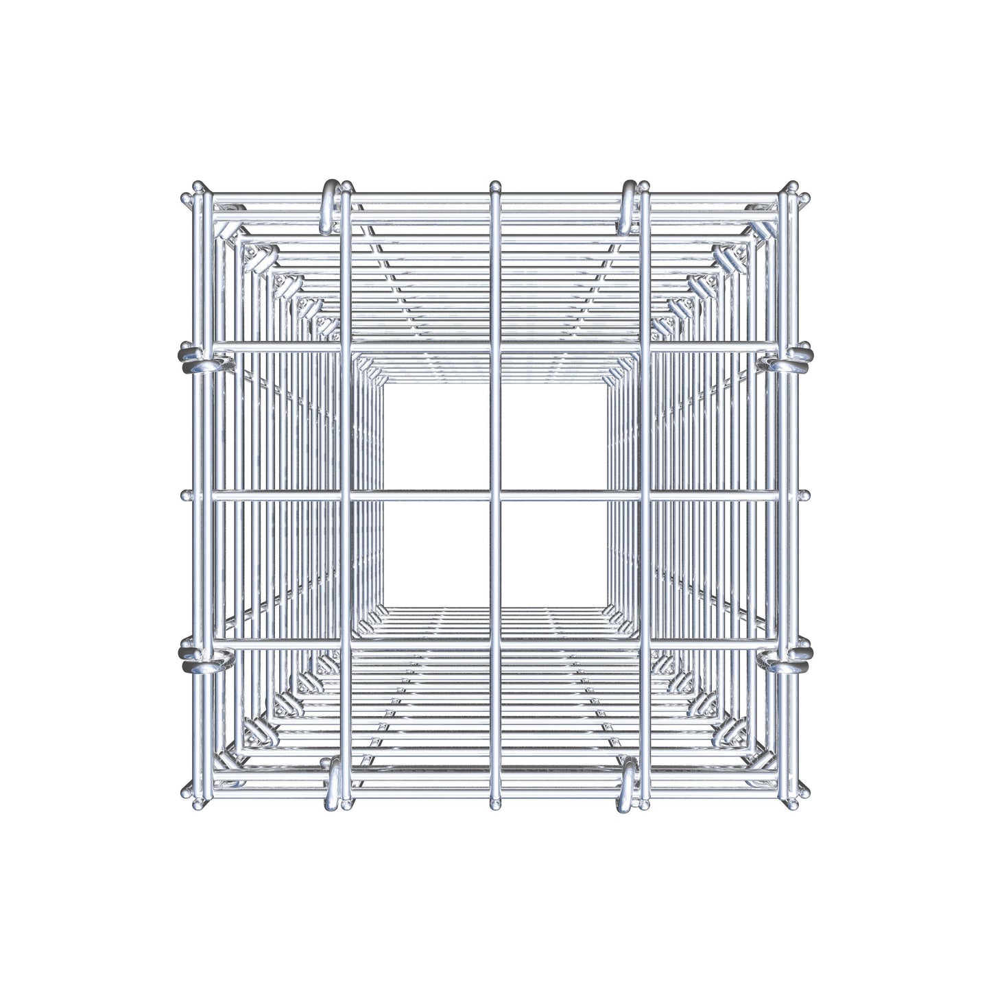 Add-on schanskorf type 3 100 cm x 20 cm x 20 cm (L x H x D), maaswijdte 5 cm x 5 cm, C-ring
