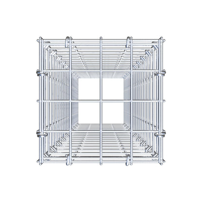 Add-on schanskorf type 3 100 cm x 20 cm x 20 cm (L x H x D), maaswijdte 5 cm x 5 cm, C-ring