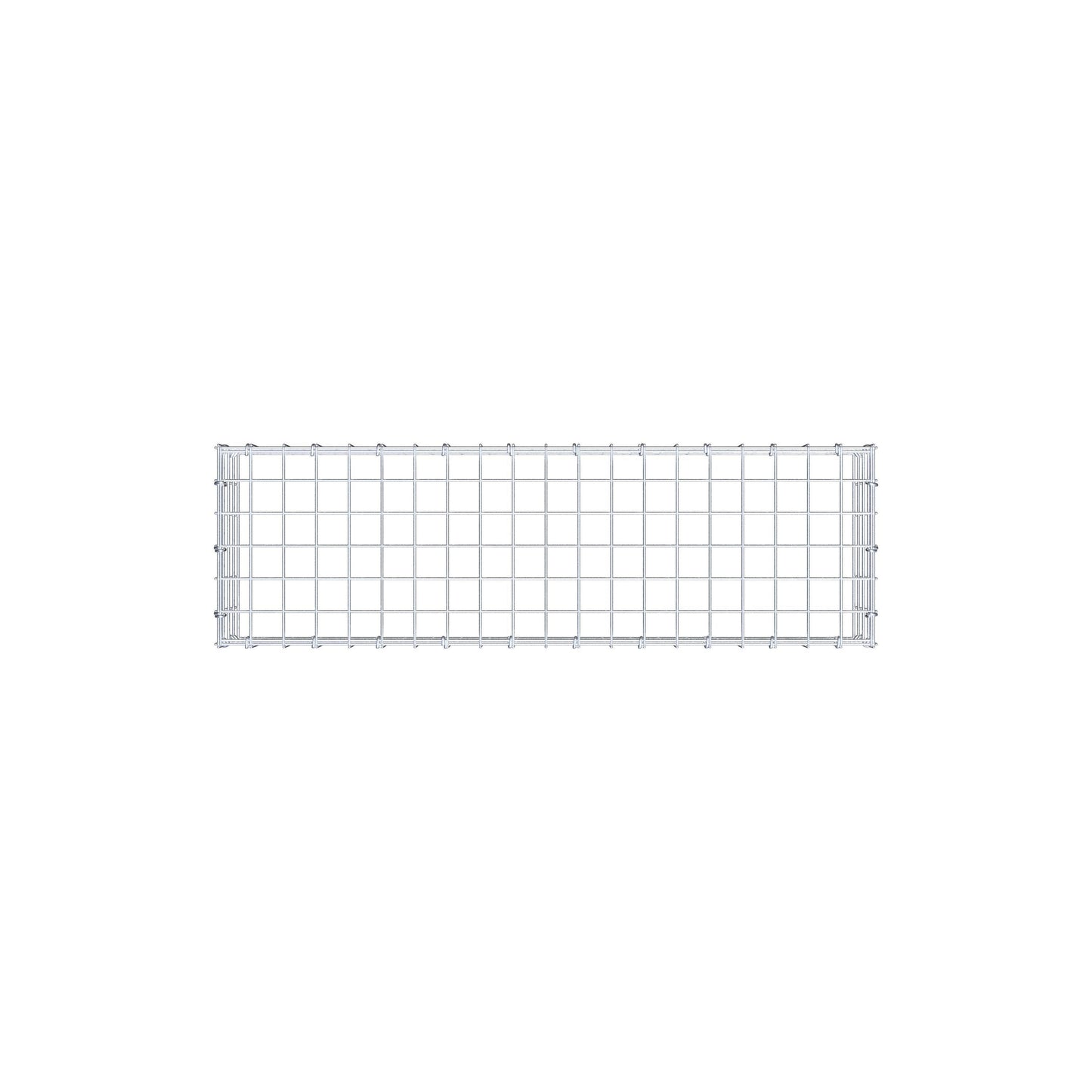 Monteret gabion type 3 100 cm x 20 cm x 30 cm (L x H x D), maskestørrelse 5 cm x 5 cm, C-ring