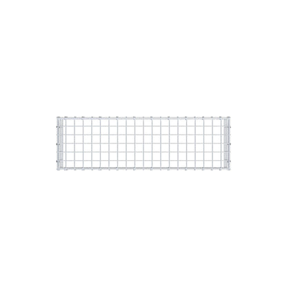 Monteret gabion type 3 100 cm x 20 cm x 30 cm (L x H x D), maskestørrelse 5 cm x 5 cm, C-ring