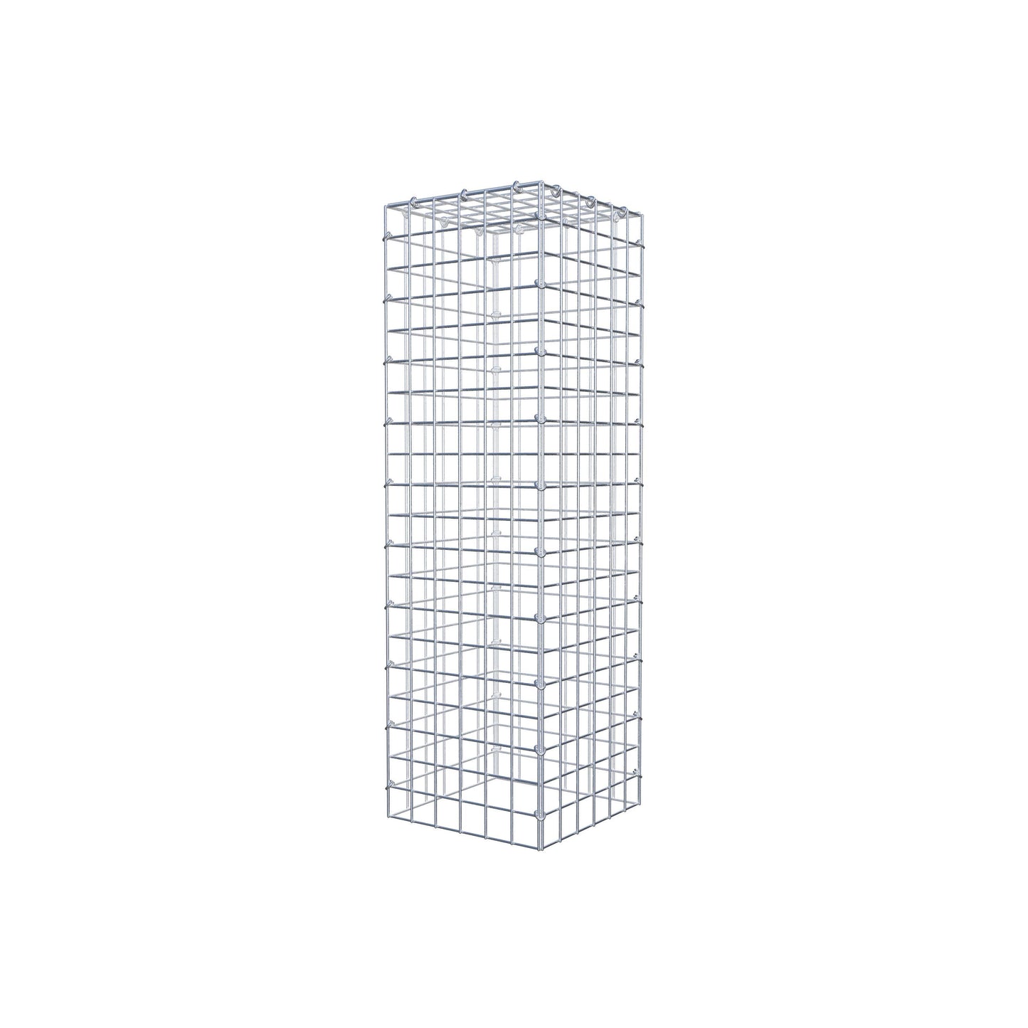 Mounted gabion type 3 100 cm x 30 cm x 30 cm (L x H x D), mesh size 5 cm x 5 cm, C-ring