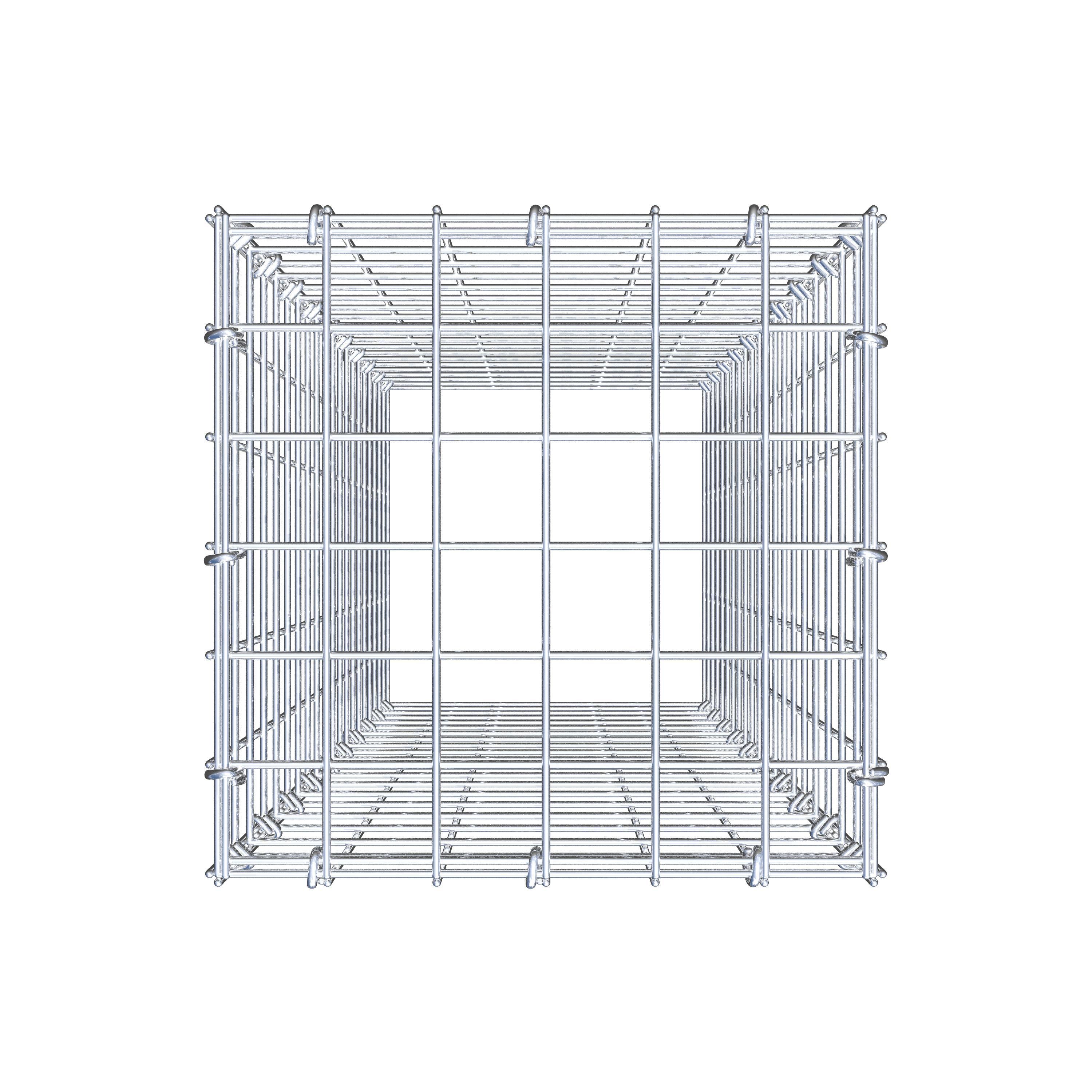 Schanskorf type 3 100 cm x 30 cm x 30 cm (L x H x D), maaswijdte 5 cm x 5 cm, C-ring