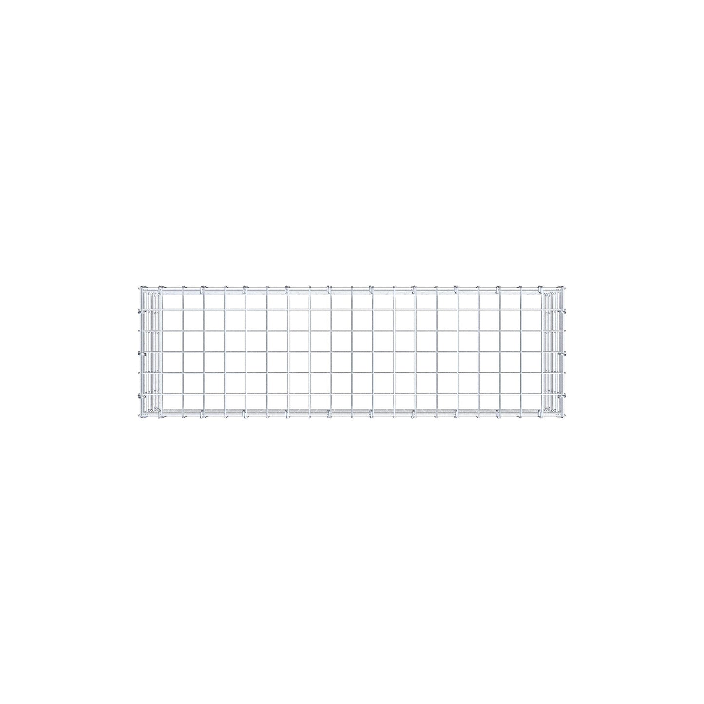 Mounted gabion type 3 100 cm x 30 cm x 30 cm (L x H x D), mesh size 5 cm x 5 cm, C-ring