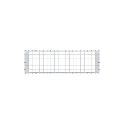 Mounted gabion type 3 100 cm x 30 cm x 30 cm (L x H x D), mesh size 5 cm x 5 cm, C-ring