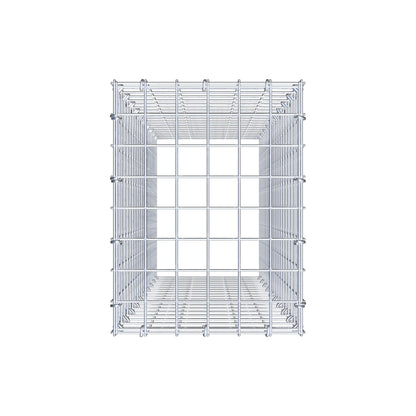 Gabbione aggiuntivo di tipo 3 100 cm x 30 cm x 40 cm (L x A x P), maglia 5 cm x 5 cm, anello a C