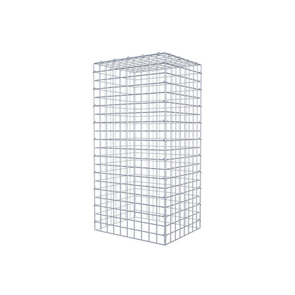 Monteret gabion type 3 100 cm x 40 cm x 50 cm (L x H x D), maskestørrelse 5 cm x 5 cm, C-ring