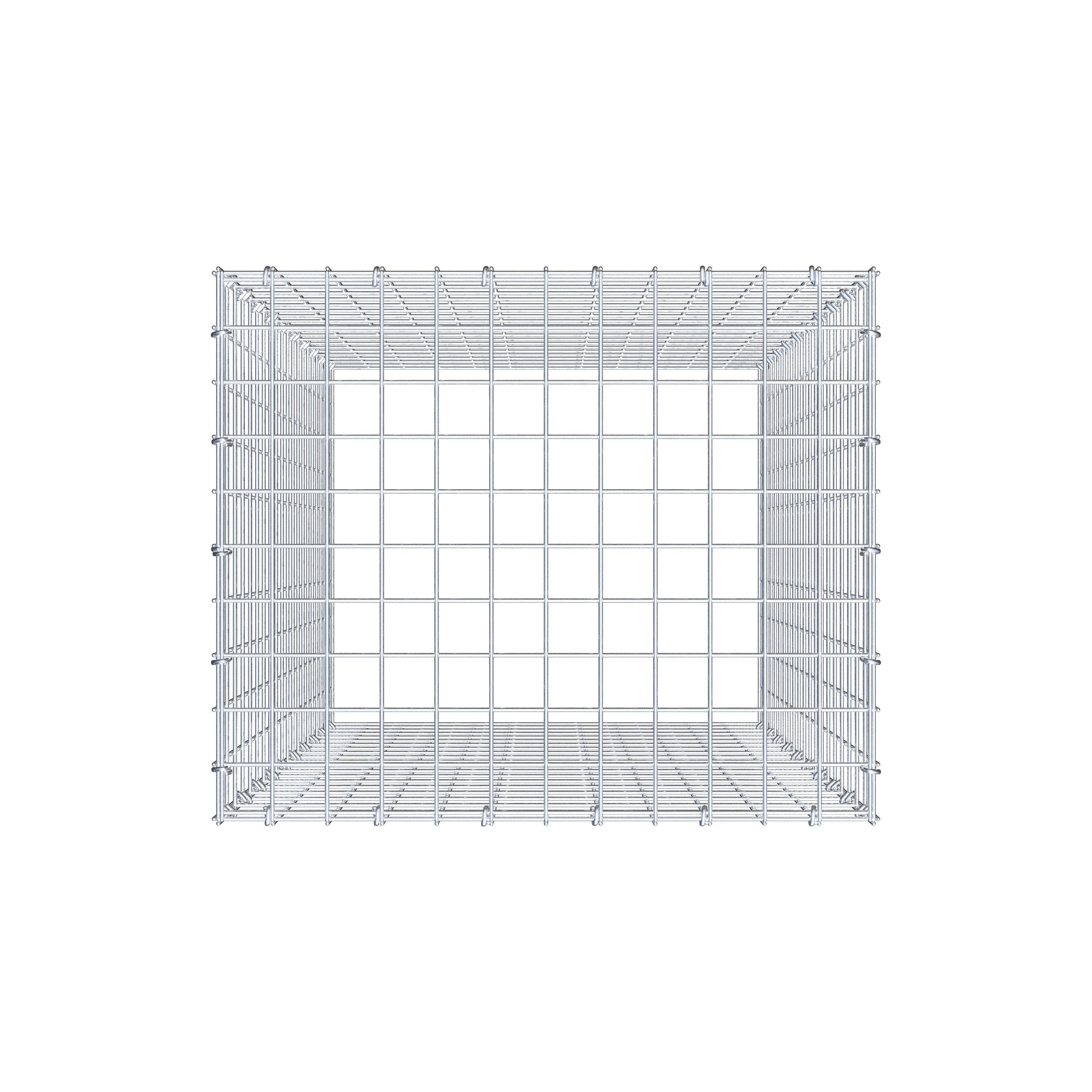 Gabião Tipo 3 100 cm x 60 cm x 50 cm (C x A x P), malhagem 5 cm x 5 cm, anel C