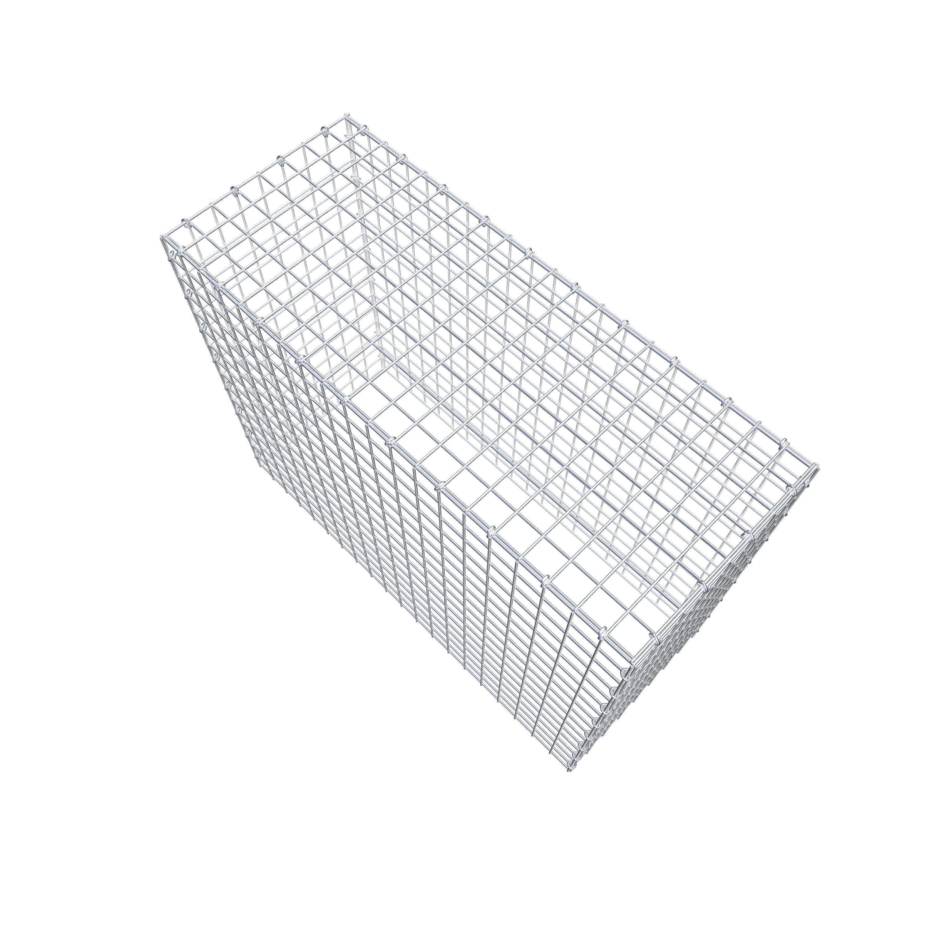 Gabião Tipo 3 100 cm x 80 cm x 40 cm (C x A x P), malhagem 5 cm x 5 cm, anel C