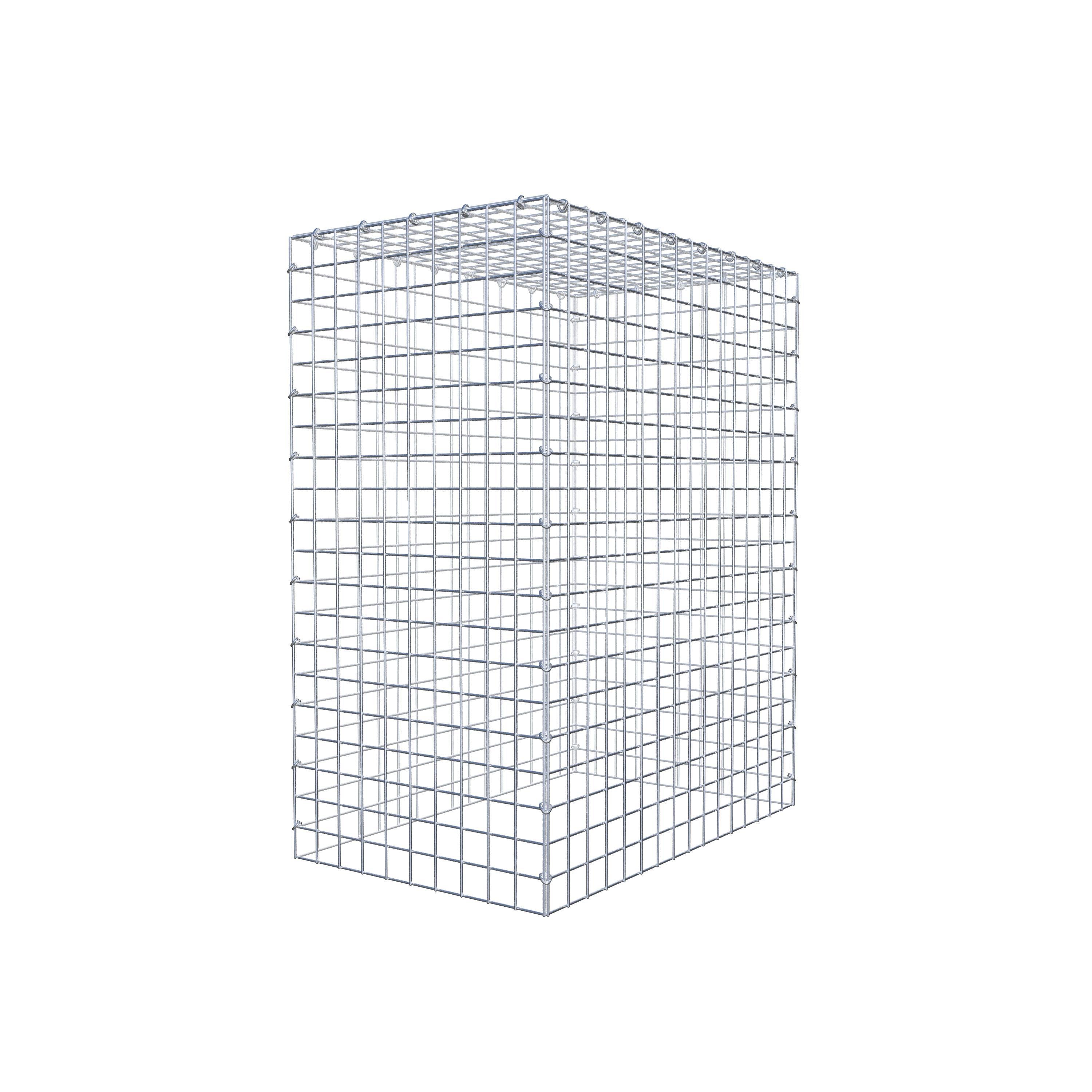 Schanskorf type 3 100 cm x 80 cm x 50 cm (L x H x D), maaswijdte 5 cm x 5 cm, C-ring