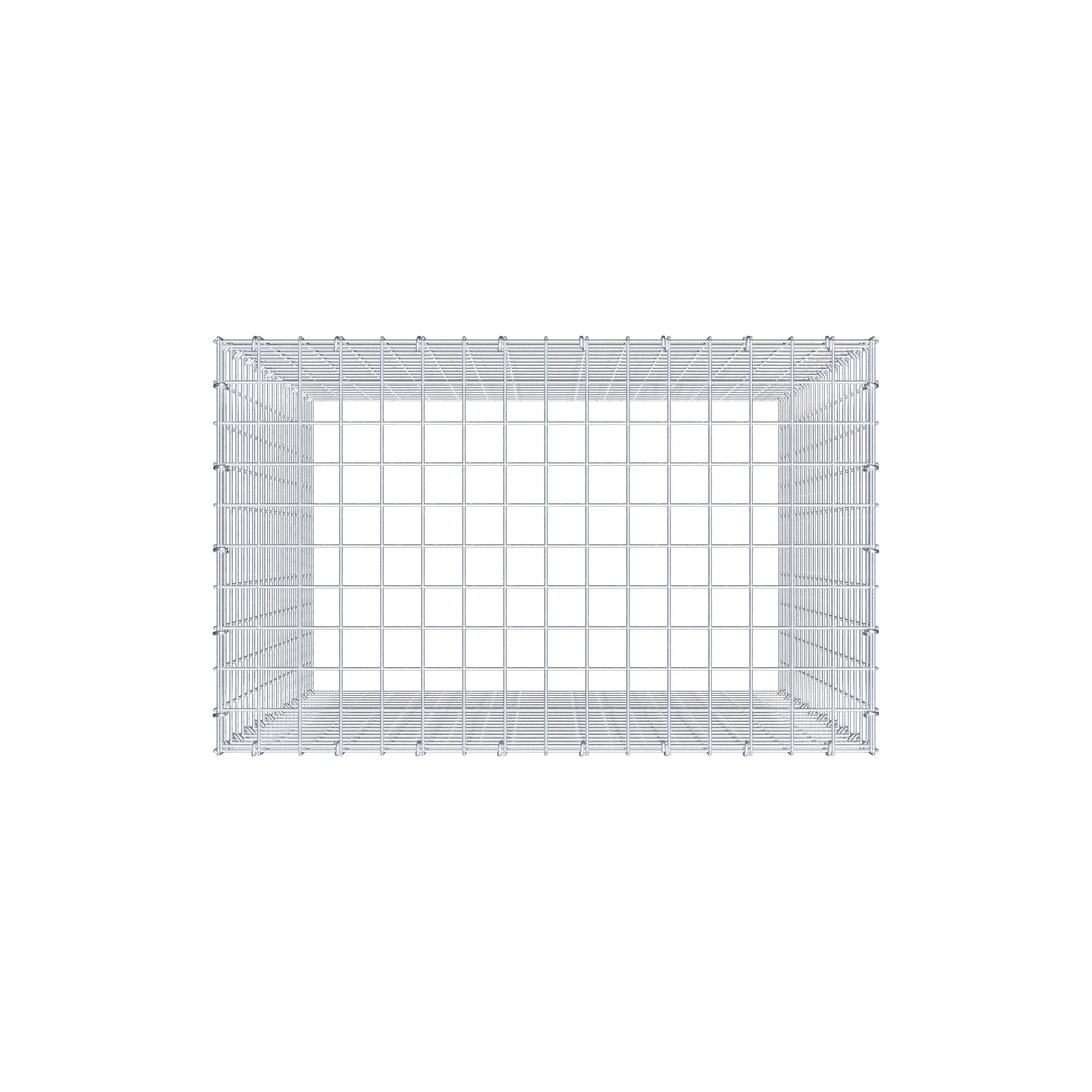 Schanskorf type 3 100 cm x 80 cm x 50 cm (L x H x D), maaswijdte 5 cm x 5 cm, C-ring