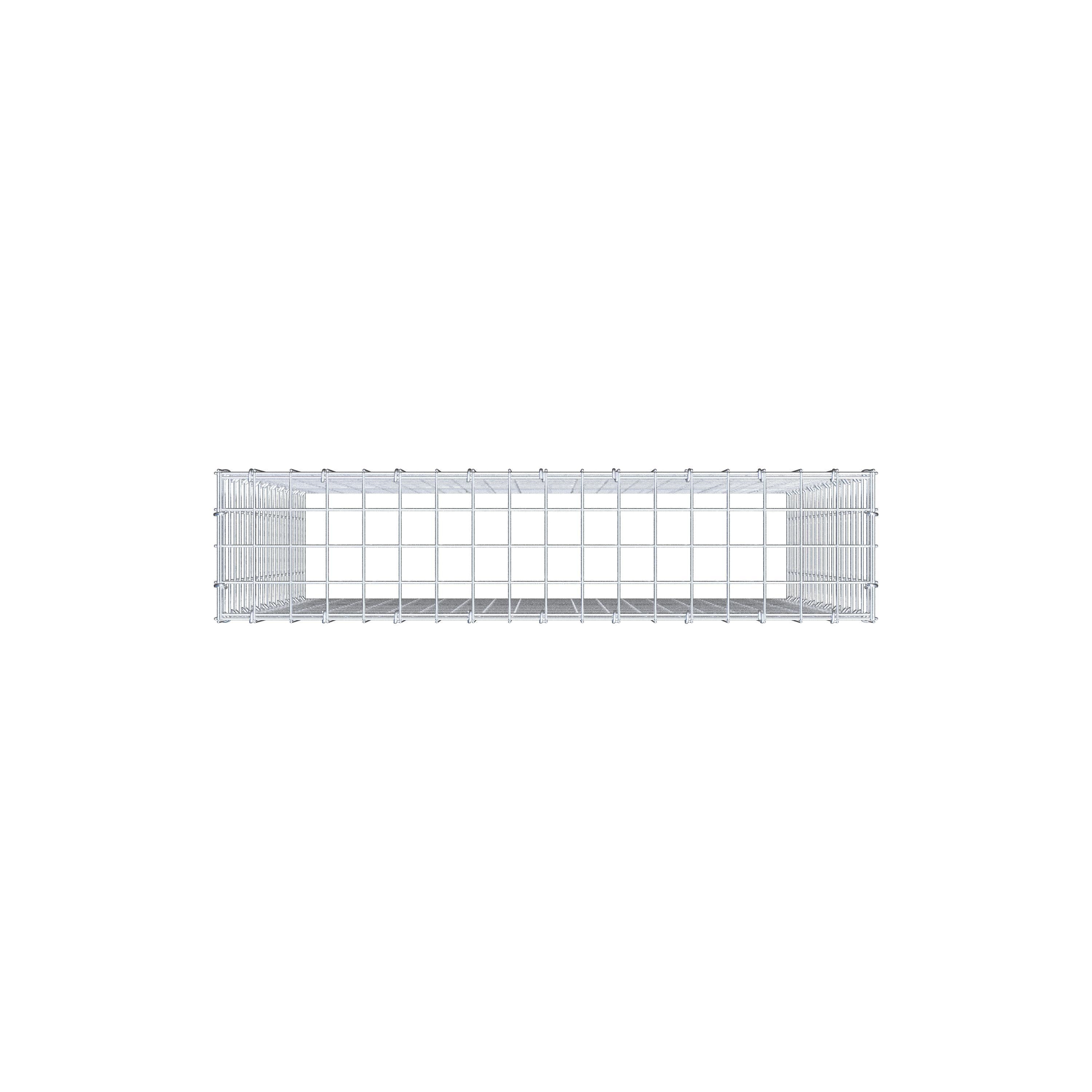 Schanskorf type 3 100 cm x 90 cm x 20 cm (L x H x D), maaswijdte 5 cm x 5 cm, C-ring