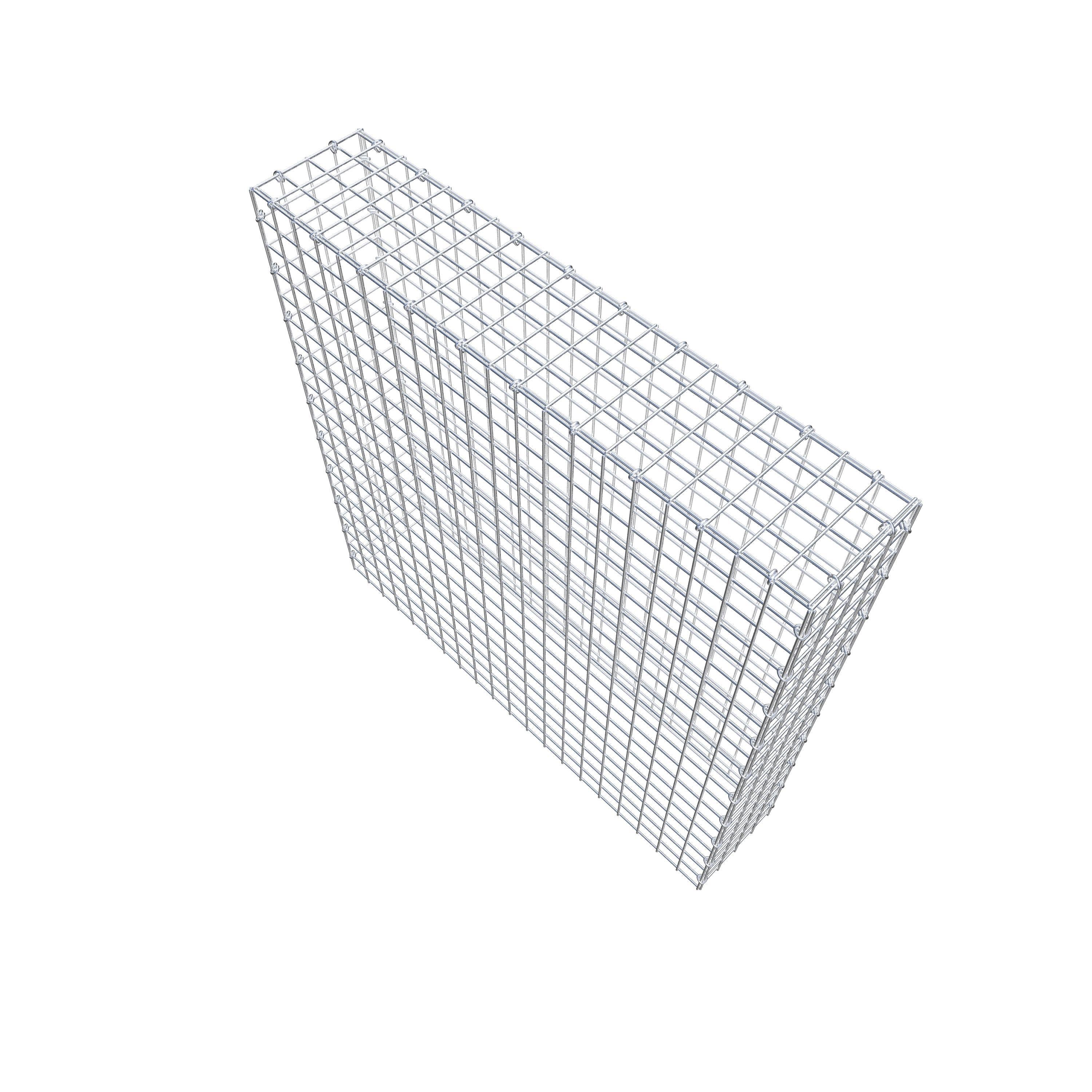 Schanskorf type 3 100 cm x 100 cm x 20 cm (L x H x D), maaswijdte 5 cm x 5 cm, C-ring