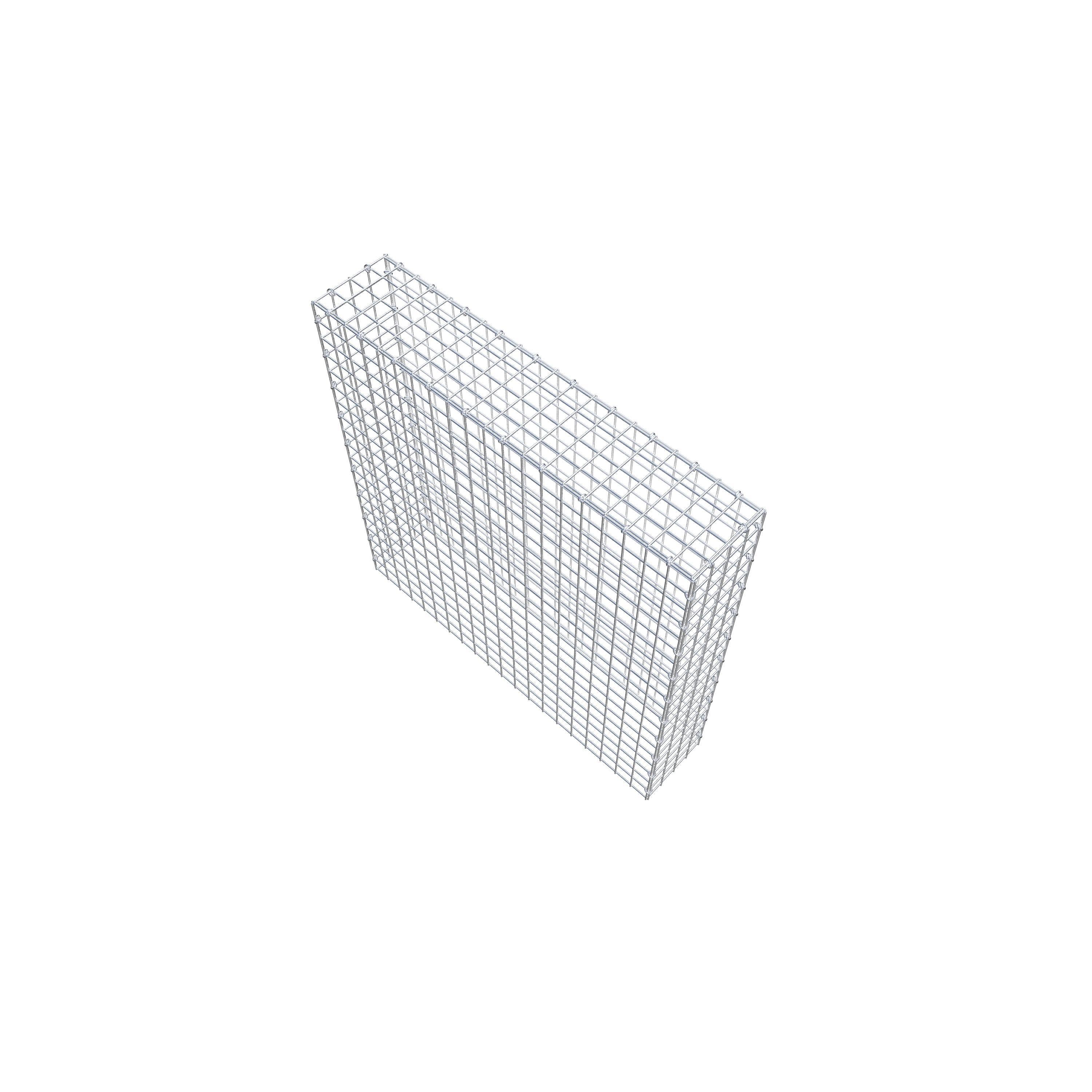 Schanskorf type 3 100 cm x 100 cm x 20 cm (L x H x D), maaswijdte 5 cm x 5 cm, C-ring