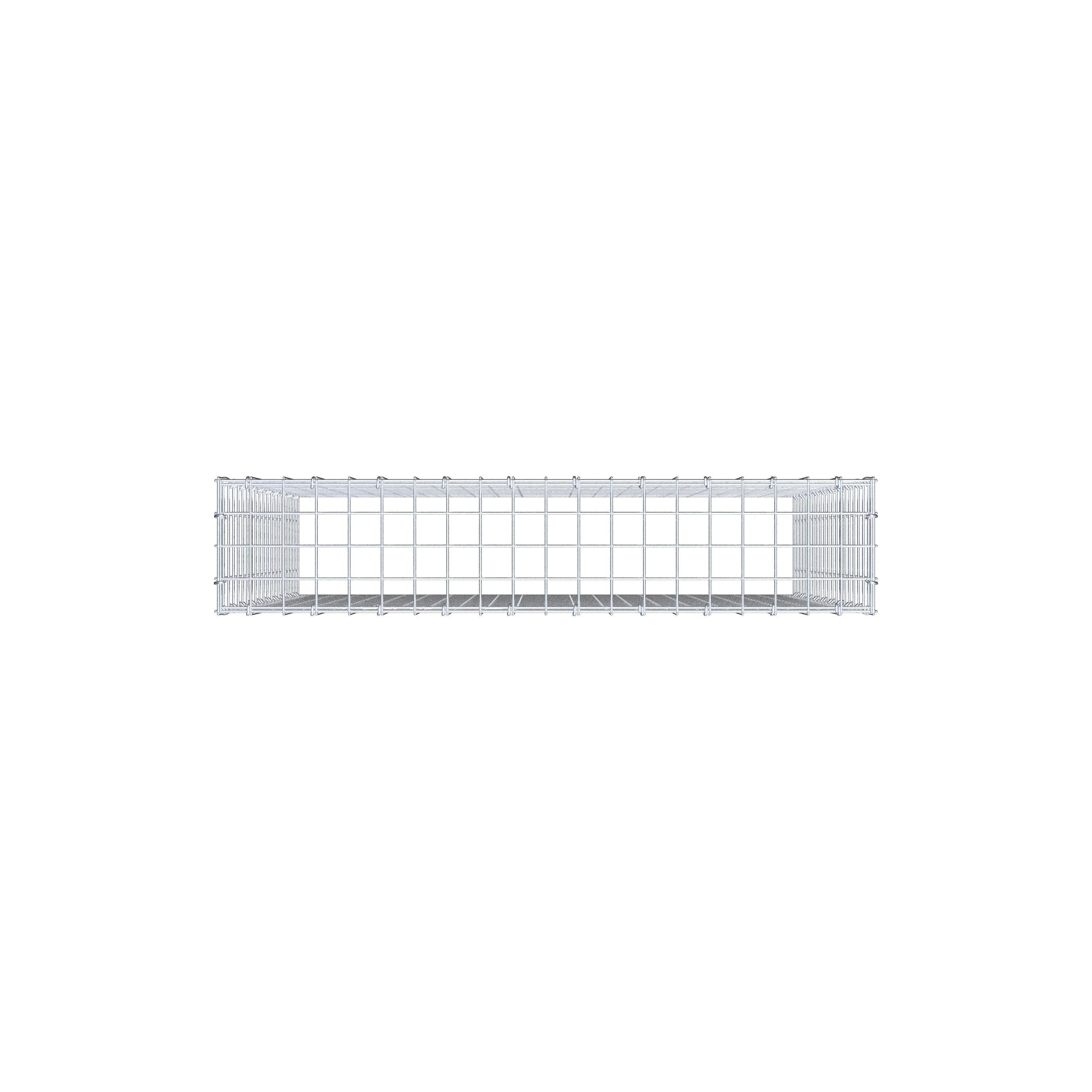 Schanskorf type 3 100 cm x 100 cm x 20 cm (L x H x D), maaswijdte 5 cm x 5 cm, C-ring