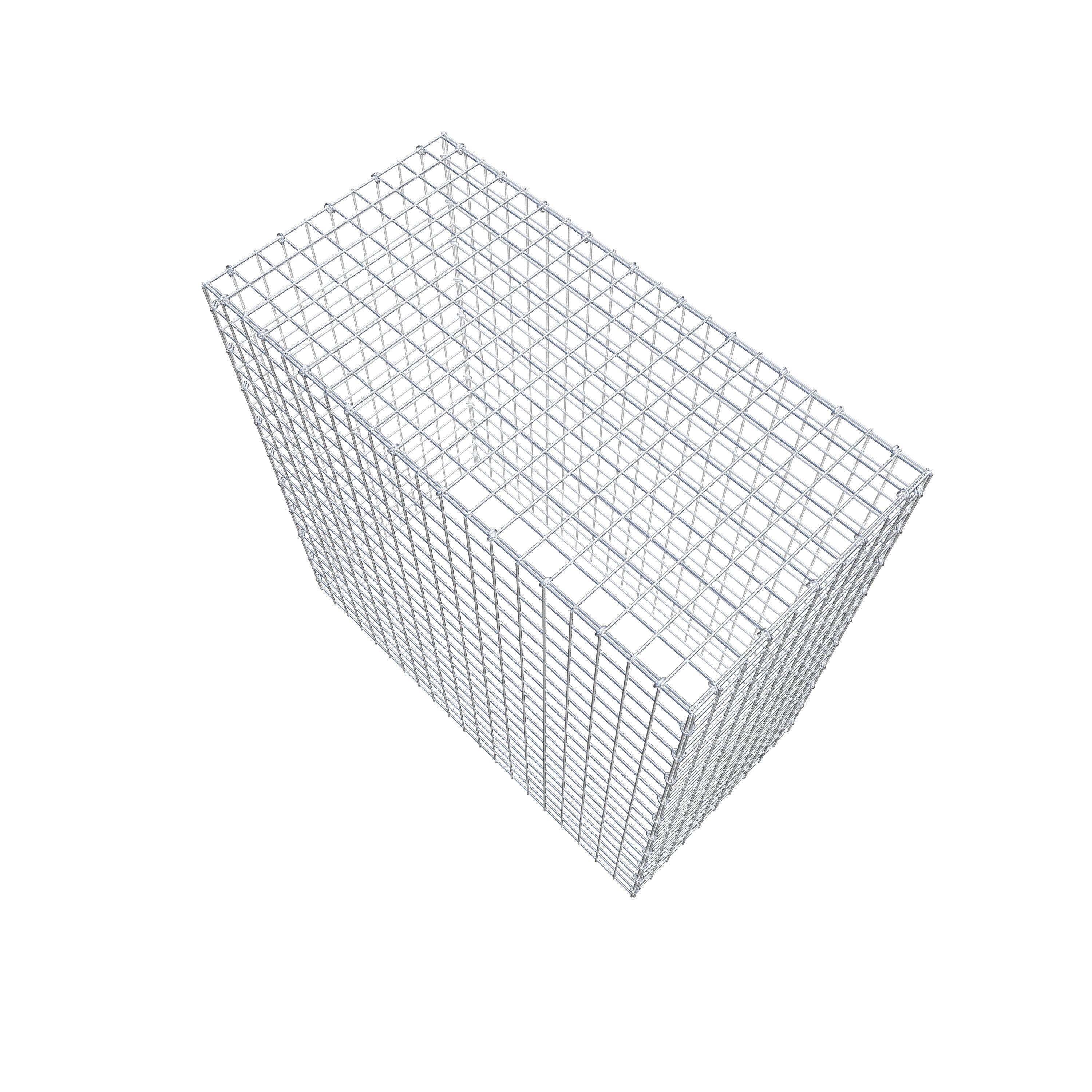 Schanskorf type 3 100 cm x 100 cm x 50 cm (L x H x D), maaswijdte 5 cm x 5 cm, C-ring