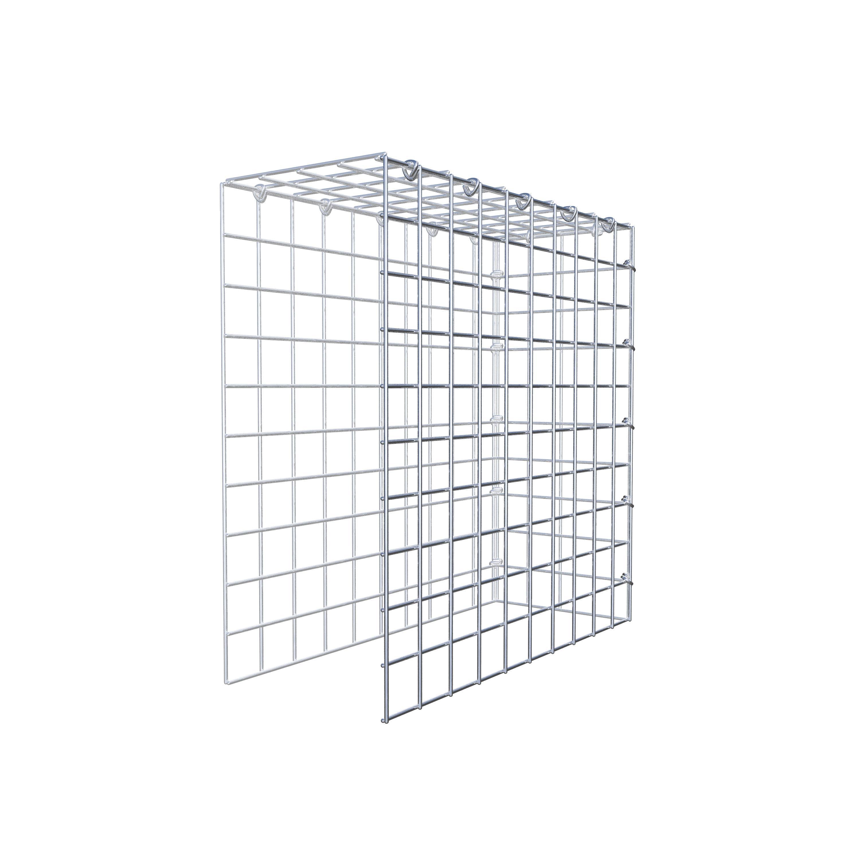 Schanskorf type 4 50 cm x 50 cm x 20 cm (L x H x D), maaswijdte 5 cm x 5 cm, C-ring