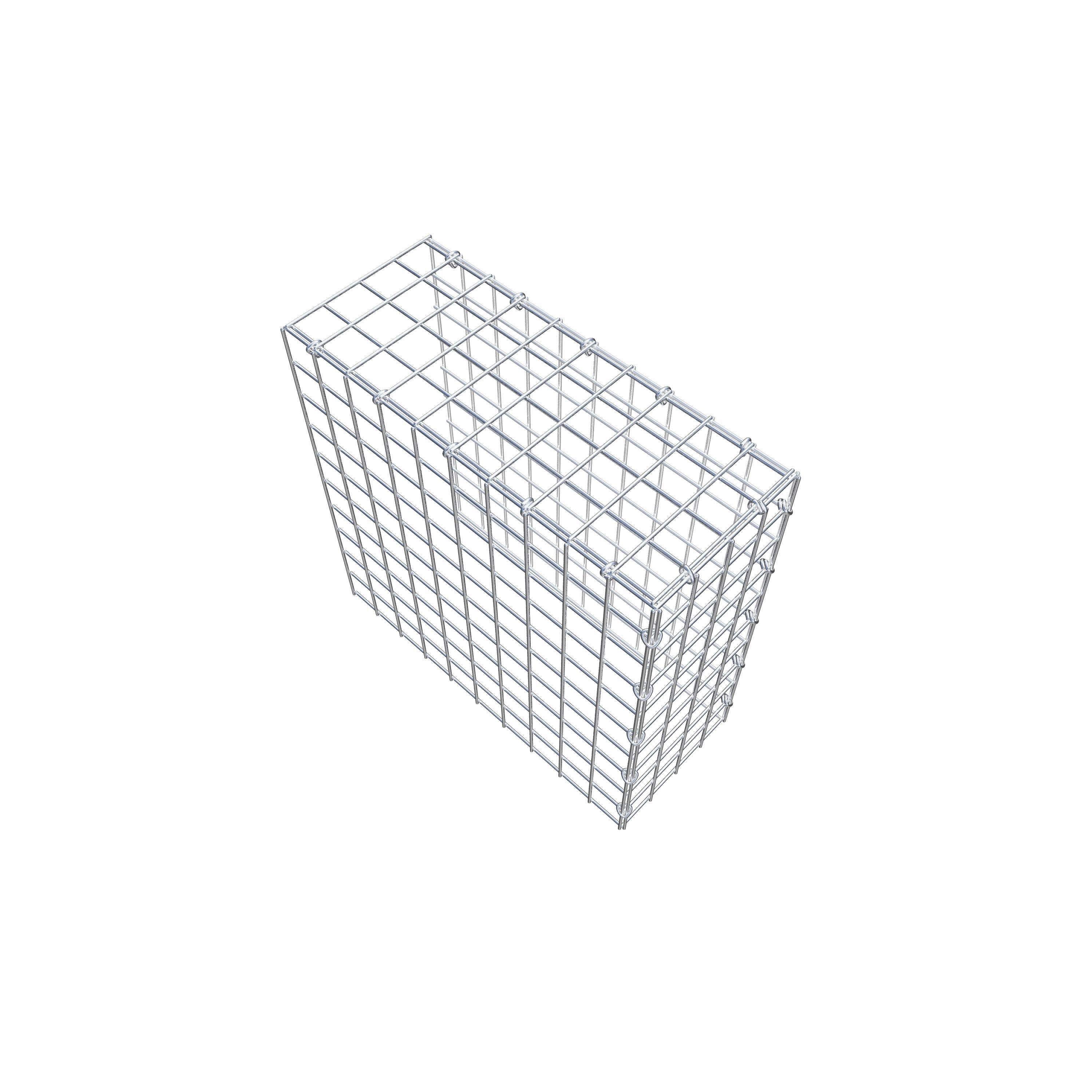 Schanskorf type 4 50 cm x 50 cm x 20 cm (L x H x D), maaswijdte 5 cm x 5 cm, C-ring