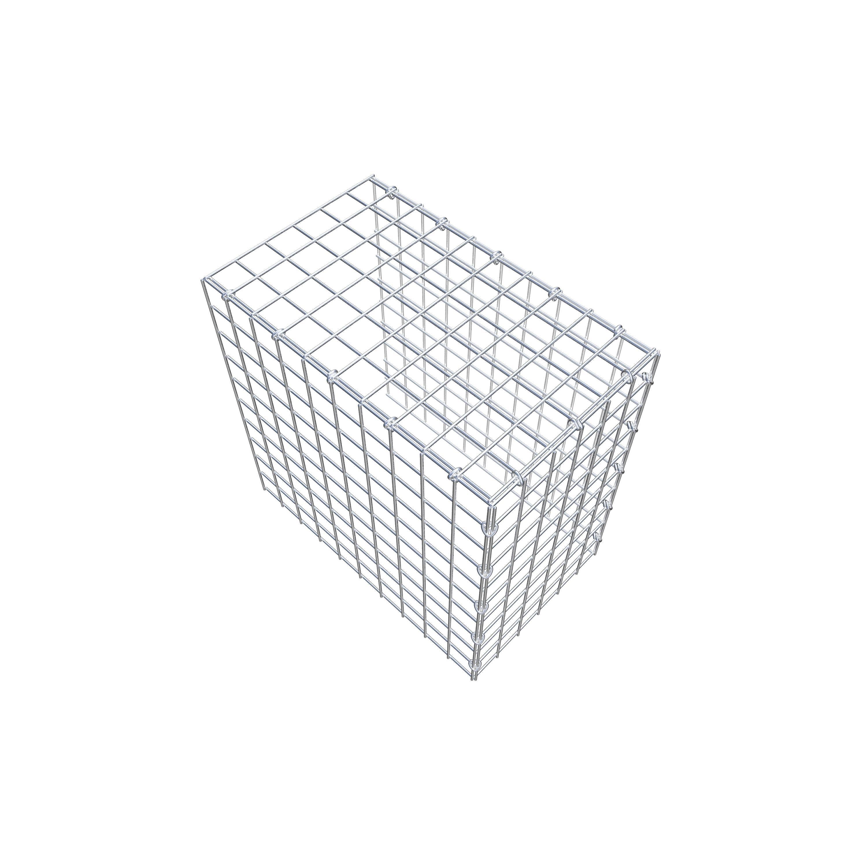 Schanskorf type 4 50 cm x 50 cm x 30 cm (L x H x D), maaswijdte 5 cm x 5 cm, C-ring