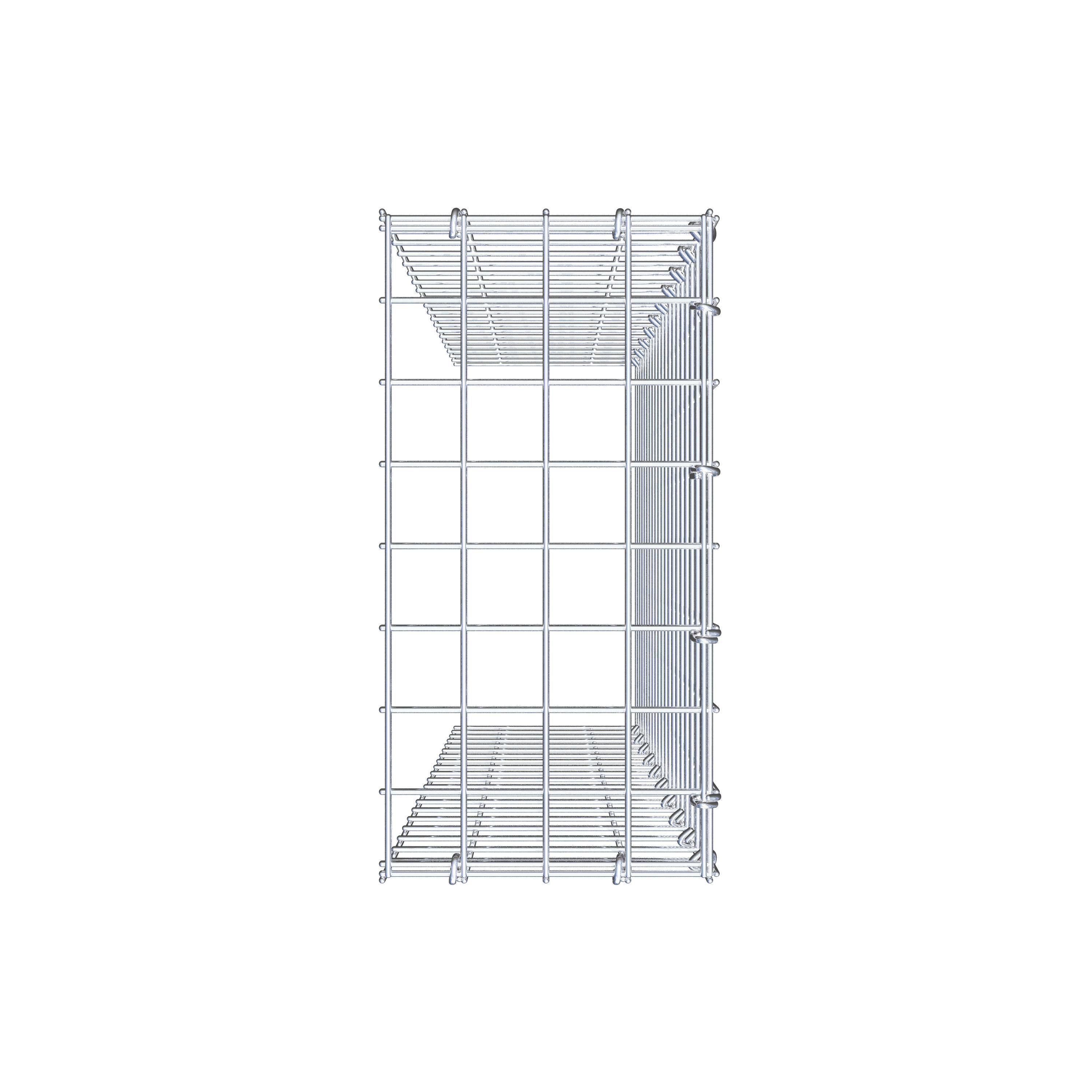 Schanskorf type 4 100 cm x 20 cm x 40 cm (L x H x D), maaswijdte 5 cm x 5 cm, C-ring