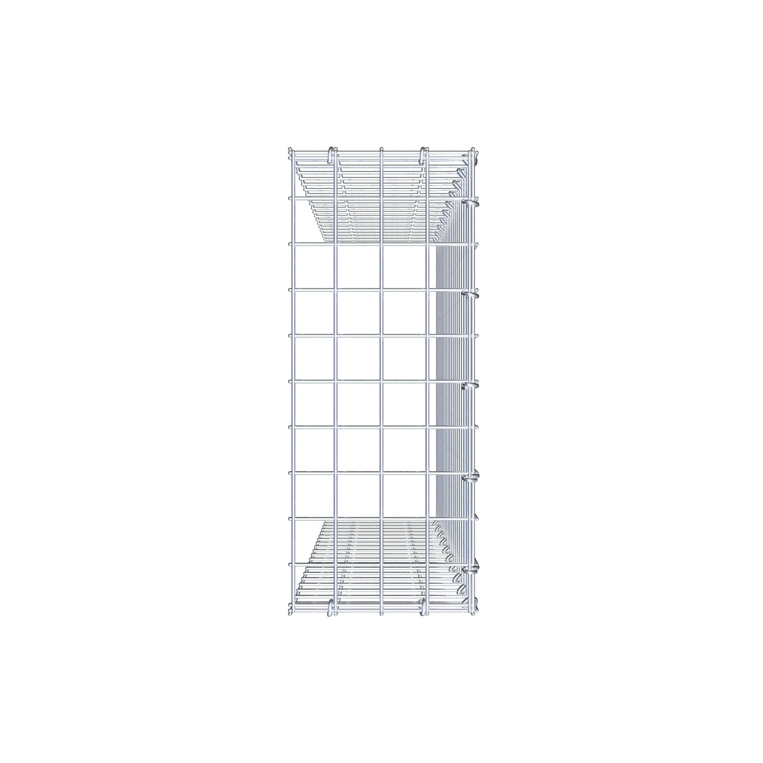 Schanskorf type 4 100 cm x 20 cm x 50 cm (L x H x D), maaswijdte 5 cm x 5 cm, C-ring