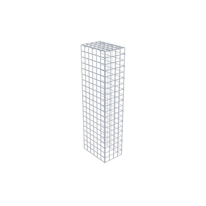 Mounted gabion type 4 100 cm x 30 cm x 20 cm (L x H x D), mesh size 5 cm x 5 cm, C-ring
