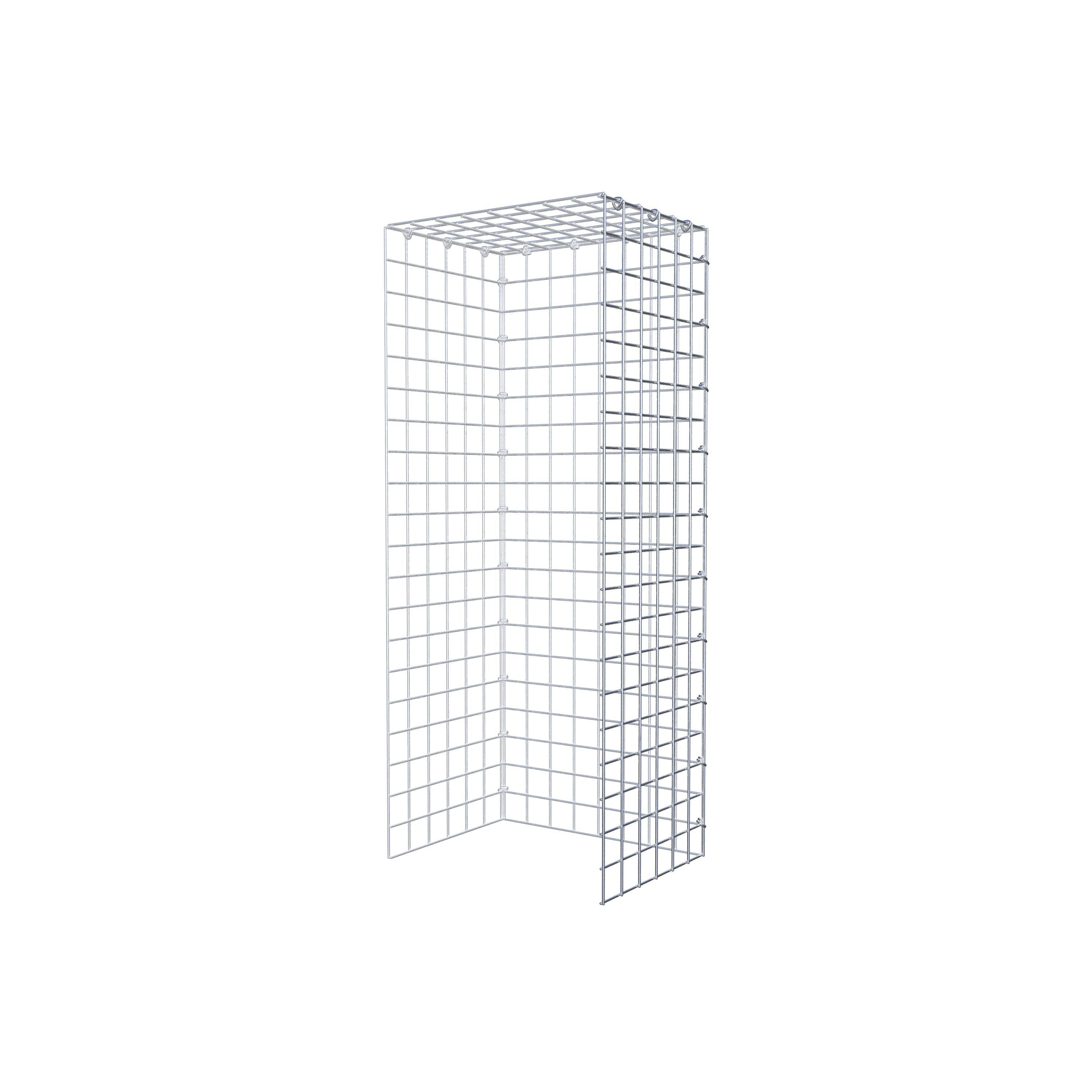 Schanskorf type 4 100 cm x 30 cm x 40 cm (L x H x D), maaswijdte 5 cm x 5 cm, C-ring