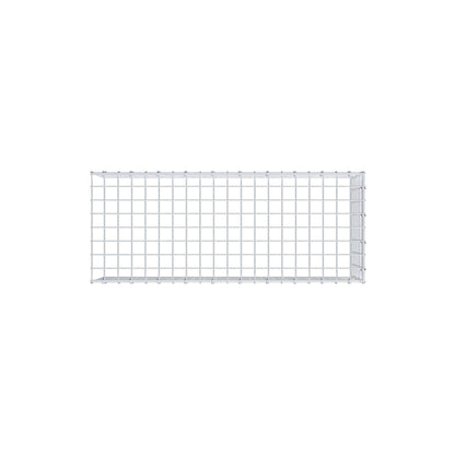 Mounted gabion type 4 100 cm x 30 cm x 40 cm (L x H x D), mesh size 5 cm x 5 cm, C-ring