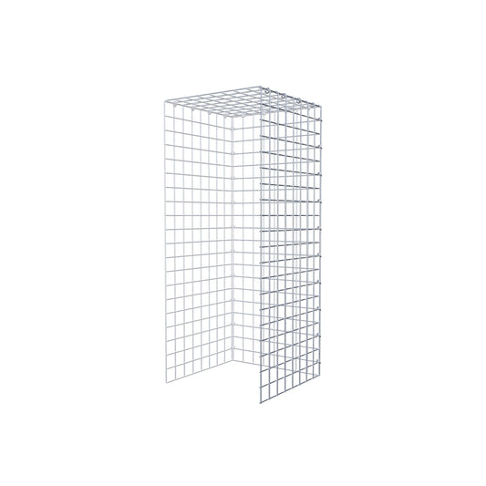 Mounted gabion type 4 100 cm x 40 cm x 40 cm (L x H x D), mesh size 5 cm x 5 cm, C-ring