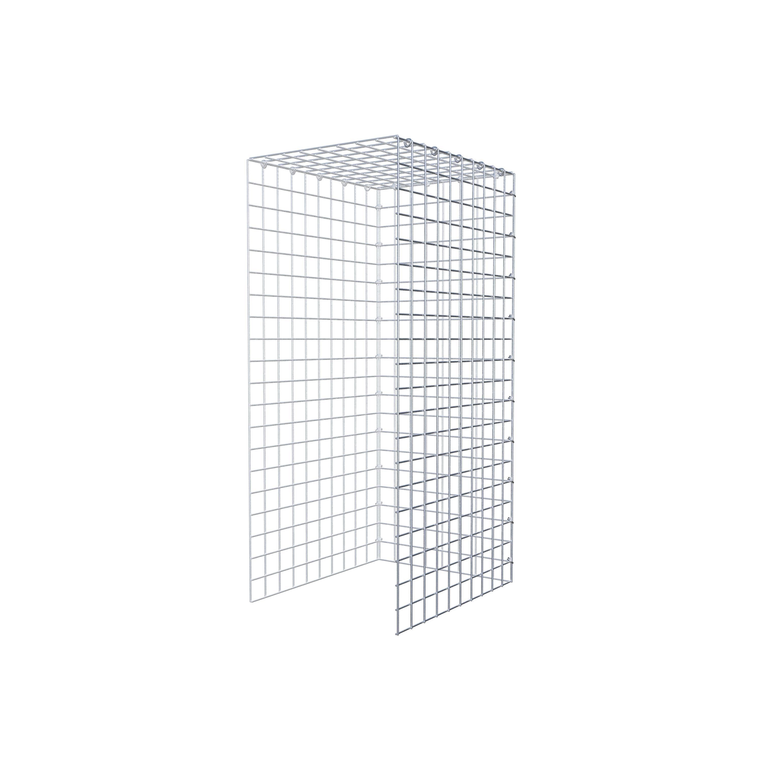 Schanskorf type 4 100 cm x 50 cm x 40 cm (L x H x D), maaswijdte 5 cm x 5 cm, C-ring