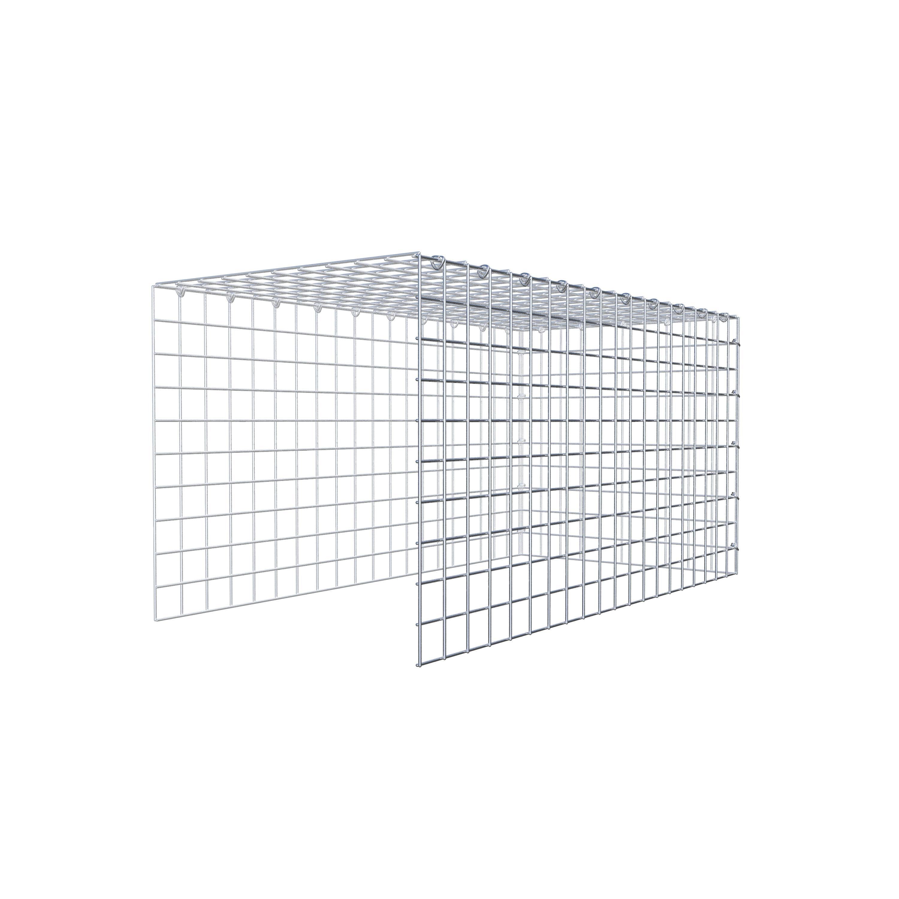 Schanskorf type 4 100 cm x 50 cm x 50 cm (L x H x D), maaswijdte 5 cm x 5 cm, C-ring