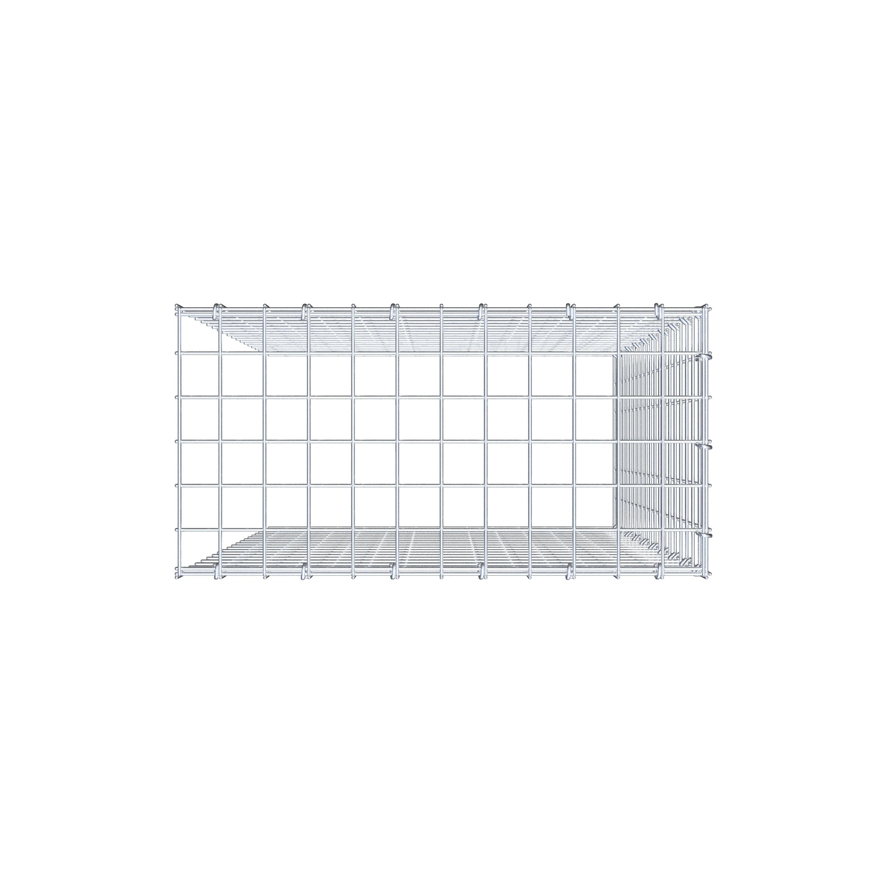 Schanskorf type 4 100 cm x 60 cm x 30 cm (L x H x D), maaswijdte 5 cm x 5 cm, C-ring