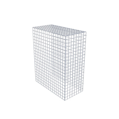 Monteret gabion type 4 100 cm x 80 cm x 40 cm (L x H x D), maskestørrelse 5 cm x 5 cm, C-ring