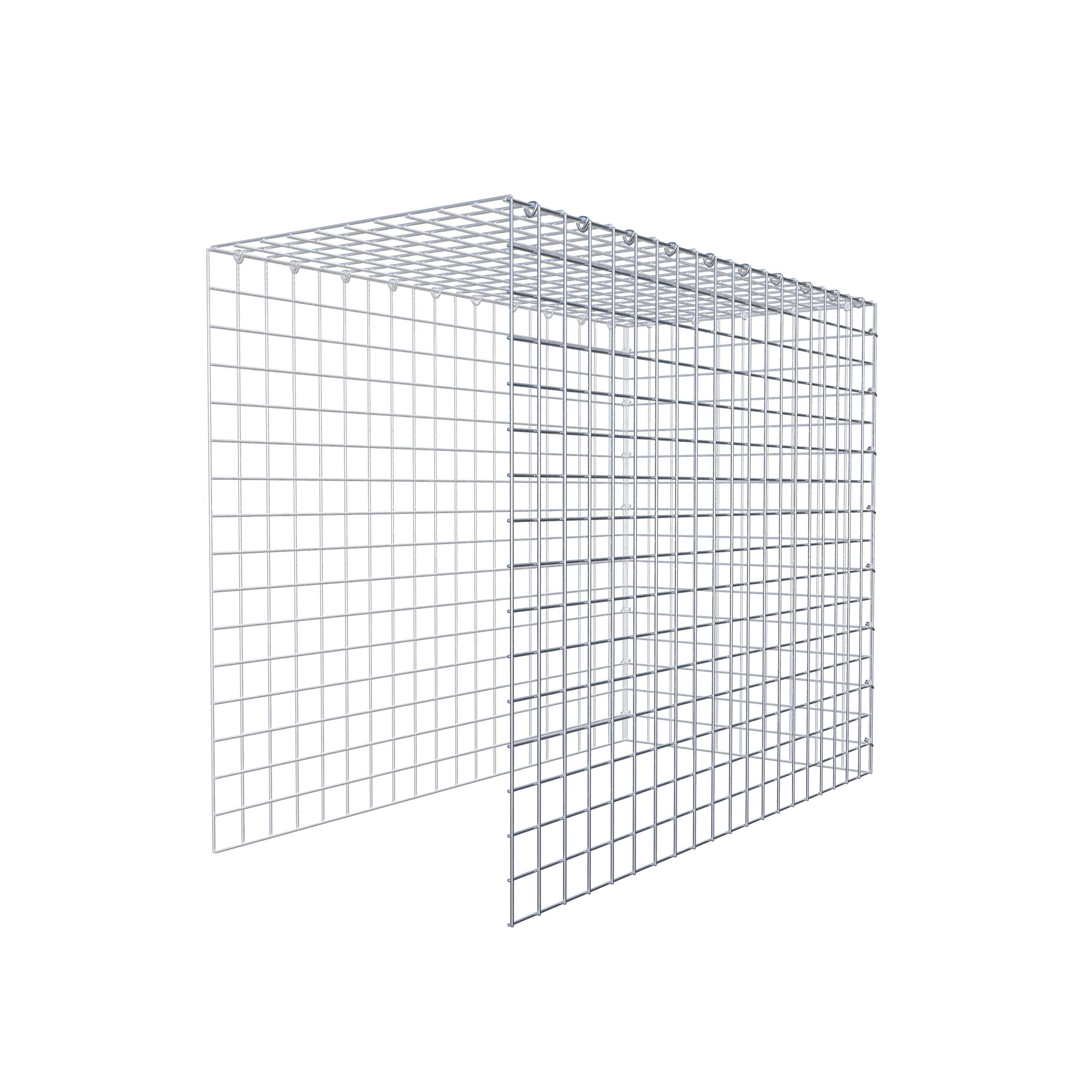 Schanskorf type 4 100 cm x 80 cm x 50 cm (L x H x D), maaswijdte 5 cm x 5 cm, C-ring