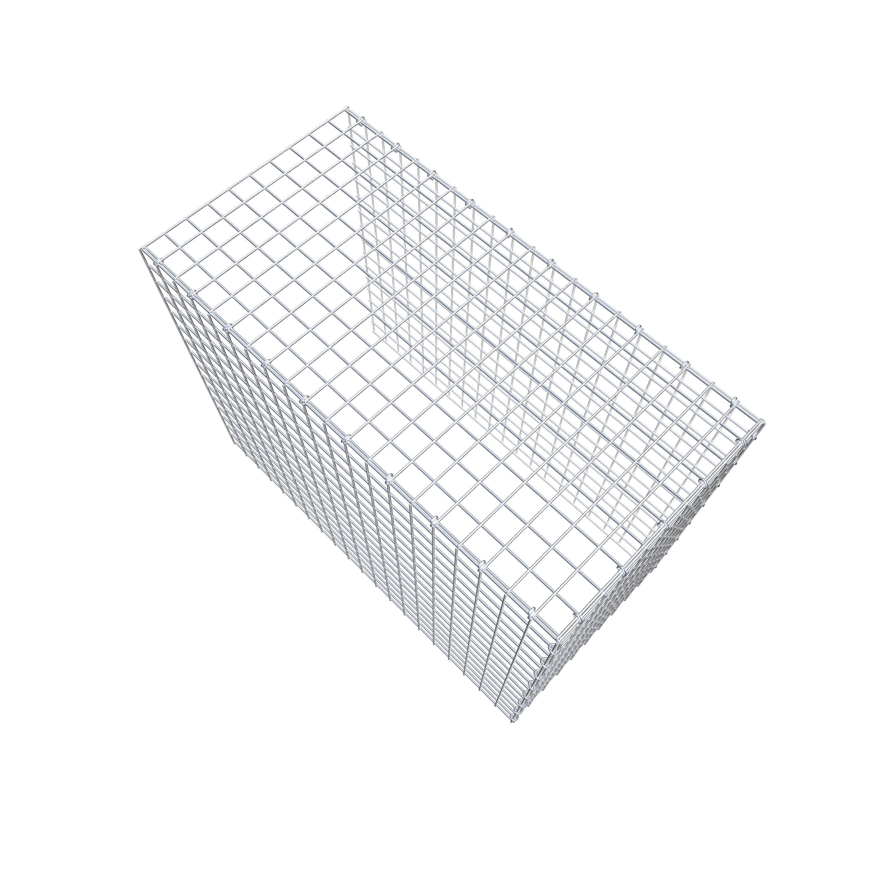 Schanskorf type 4 100 cm x 80 cm x 50 cm (L x H x D), maaswijdte 5 cm x 5 cm, C-ring