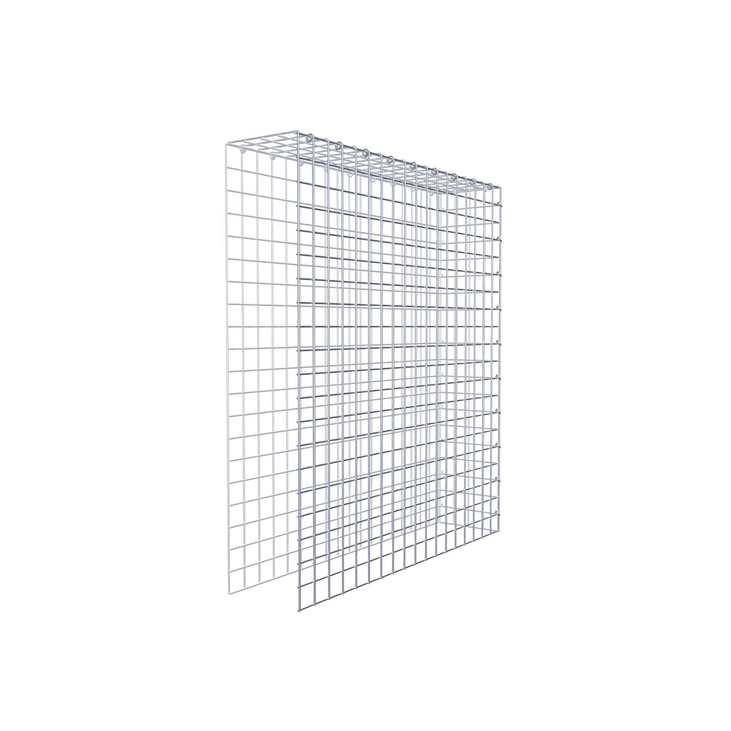 Gabião Tipo 4 100 cm x 90 cm x 20 cm (C x A x P), malhagem 5 cm x 5 cm, anel C